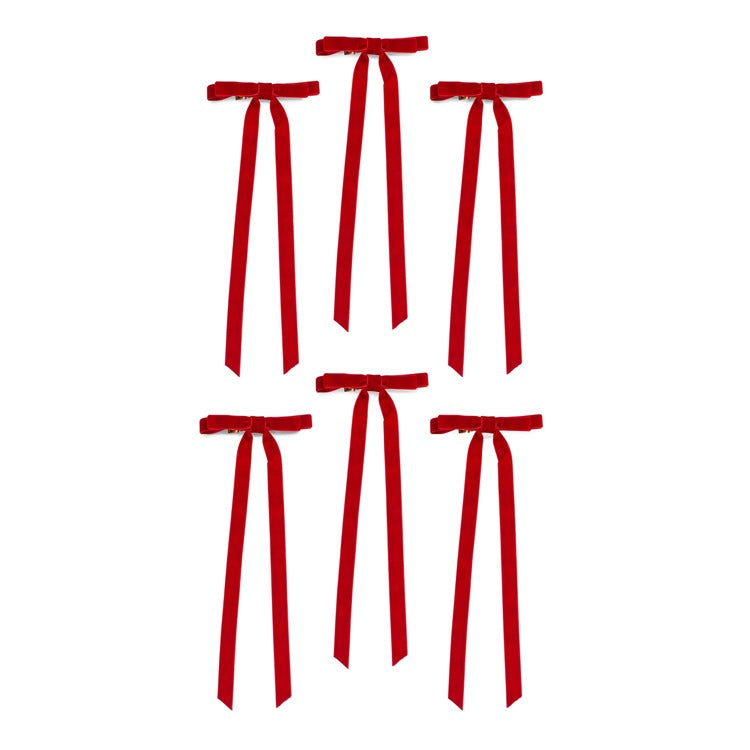 Assorted Set of 6 Decorative Bows / Various