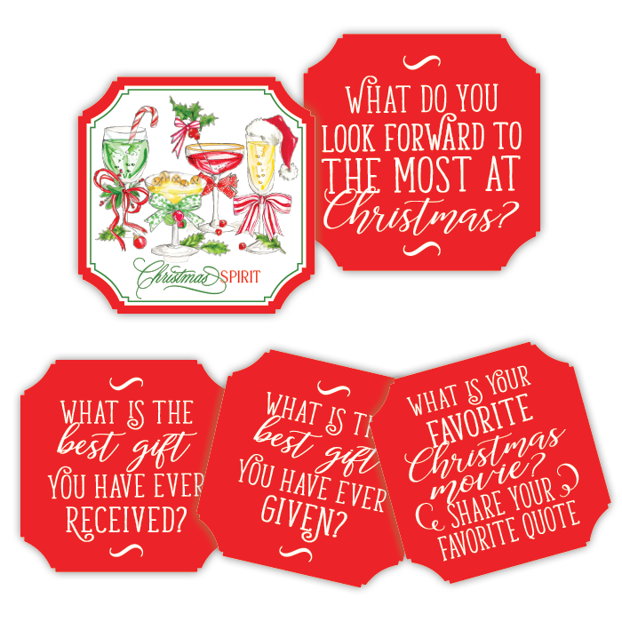 Christmas Spirit Conversation Coaster