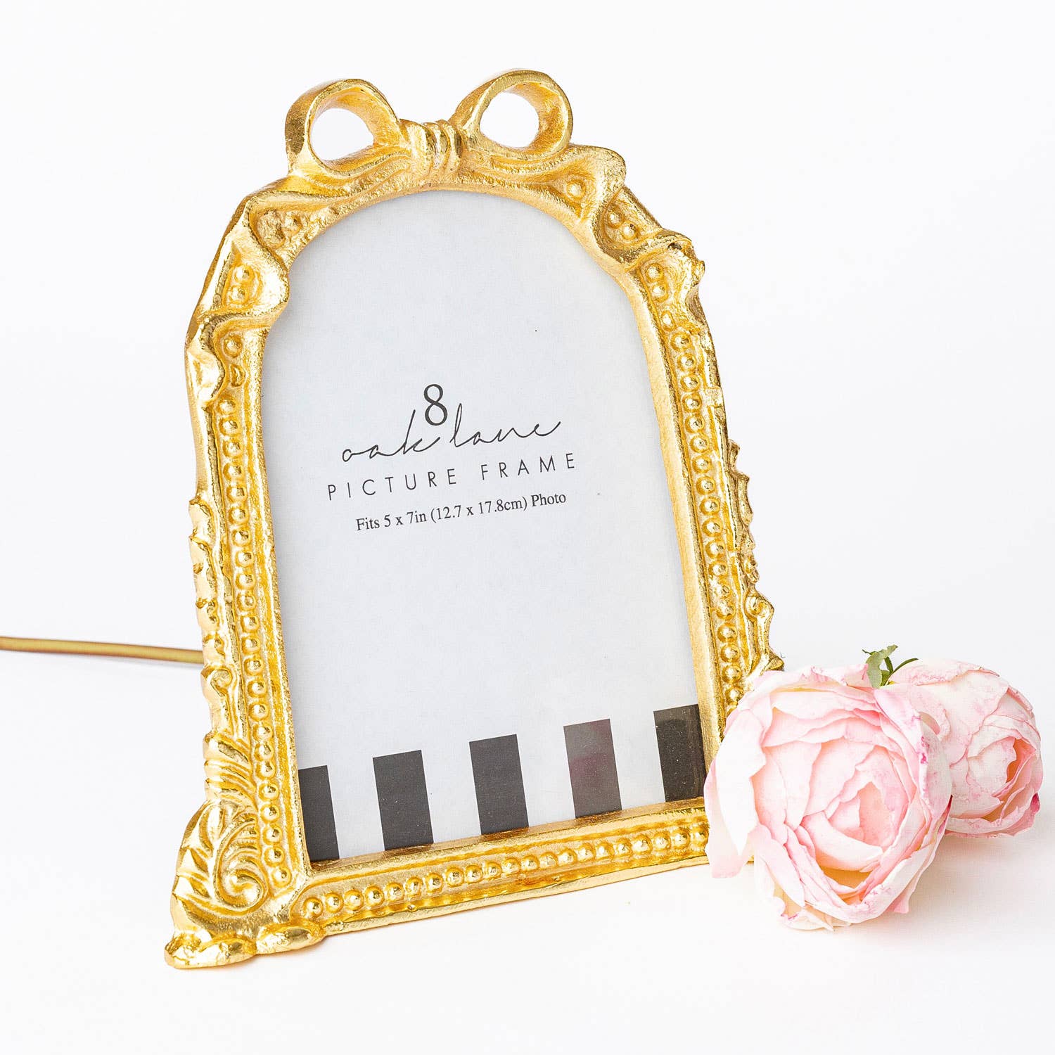 Gold Ribbon Picture Frame (5x7)