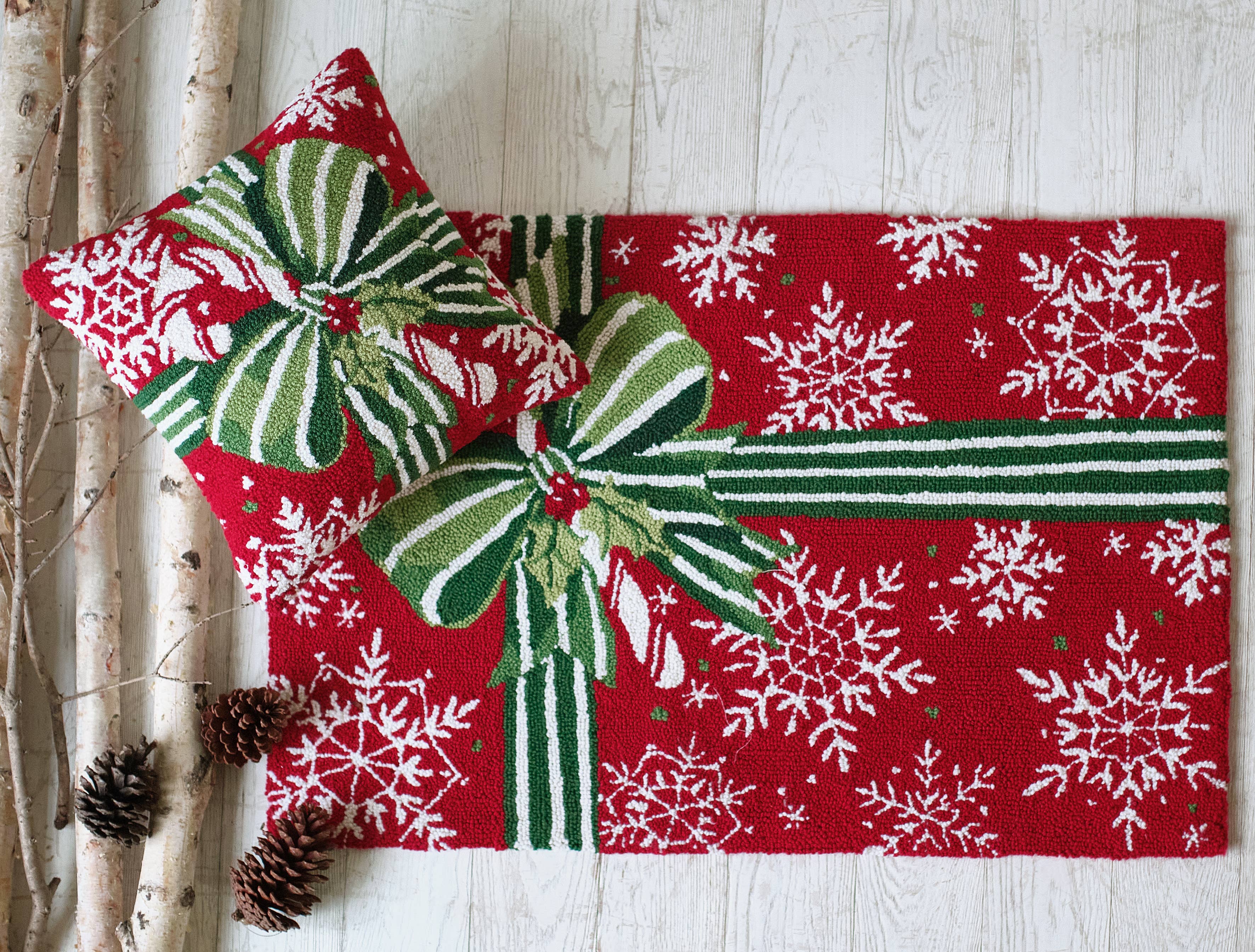 Pretty Present Hook Pillow