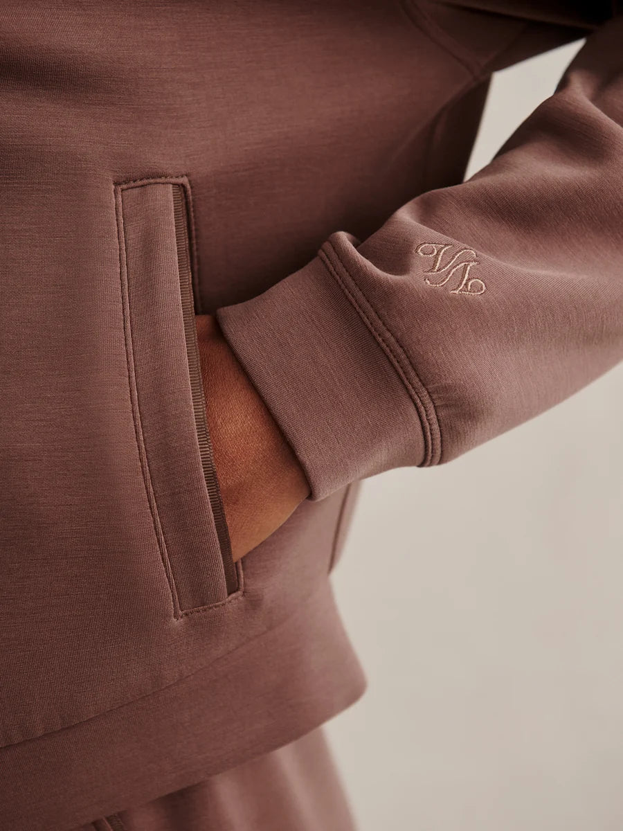 Jorgie Zip-Through Hoodie - Coffee Quartz | Varley