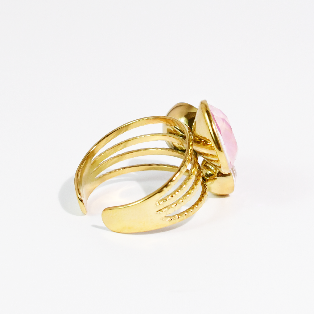 Pink Pop Crystal Ring