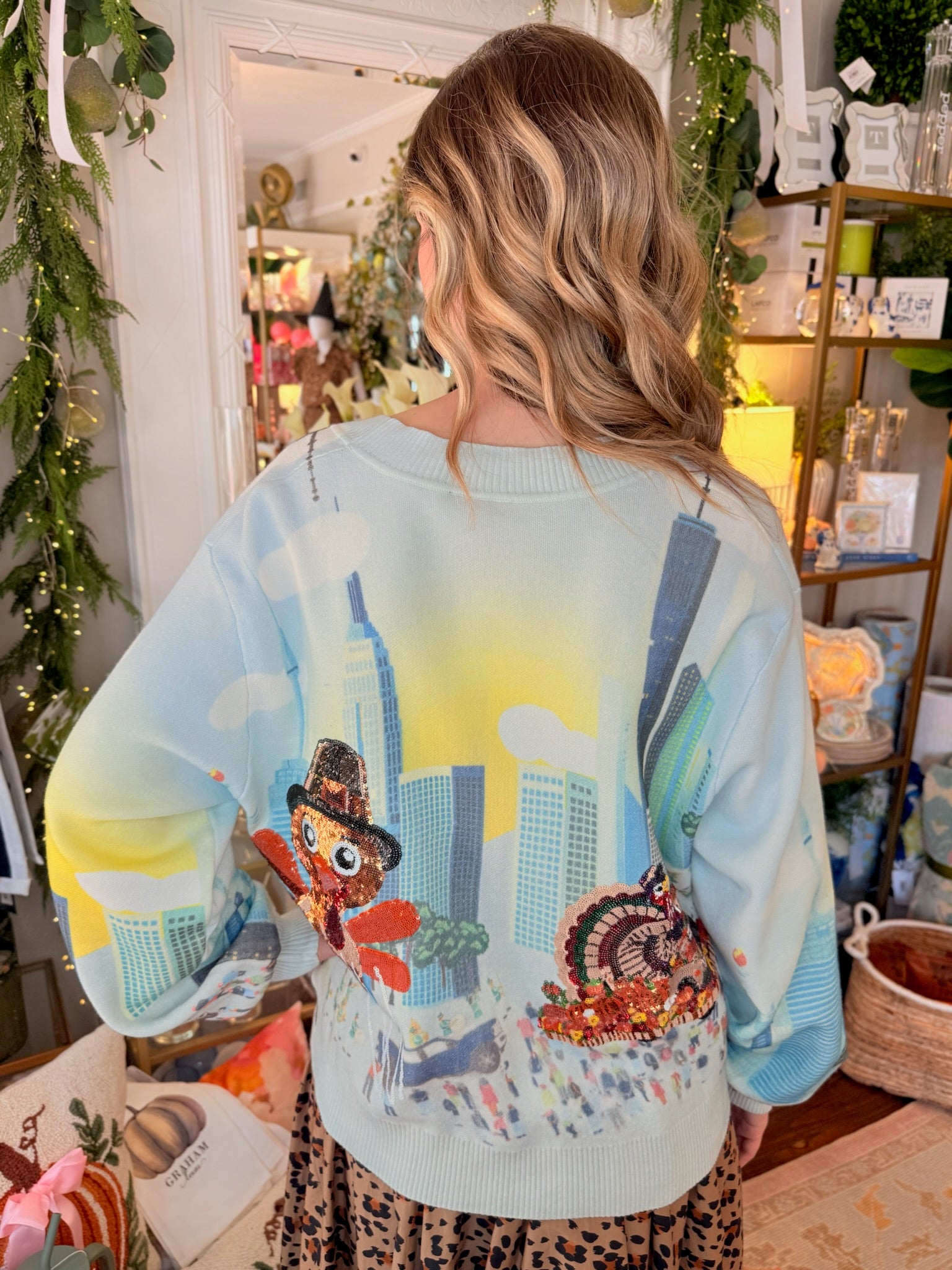 Multi Thanksgiving Parade Button Up Cardigan | Queen of Sparkles
