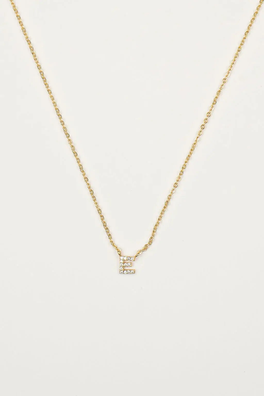 Shiny Initial Necklace