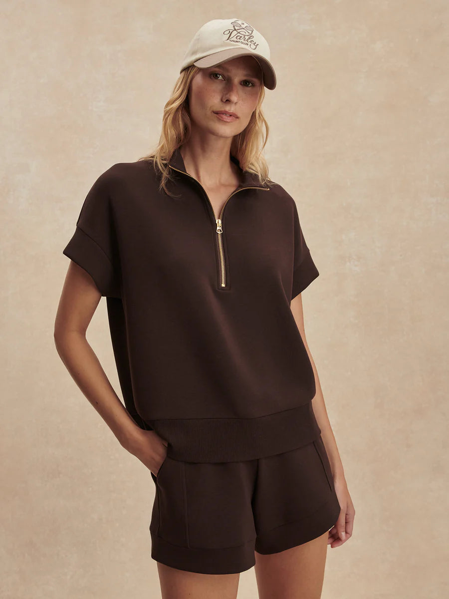 Ritchie Short Sleeve Sweat - Coffee Bean | Varley