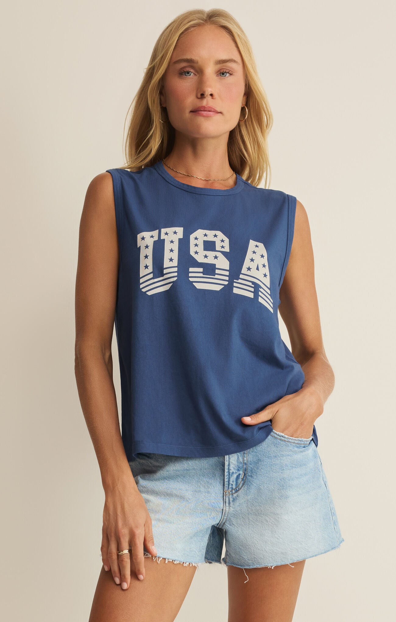 Stars and Stripes Muscle Tank | Z Supply