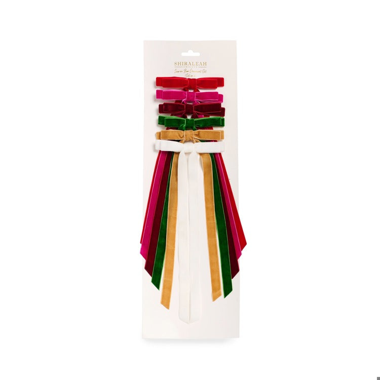 Assorted Set of 6 Decorative Bows / Various