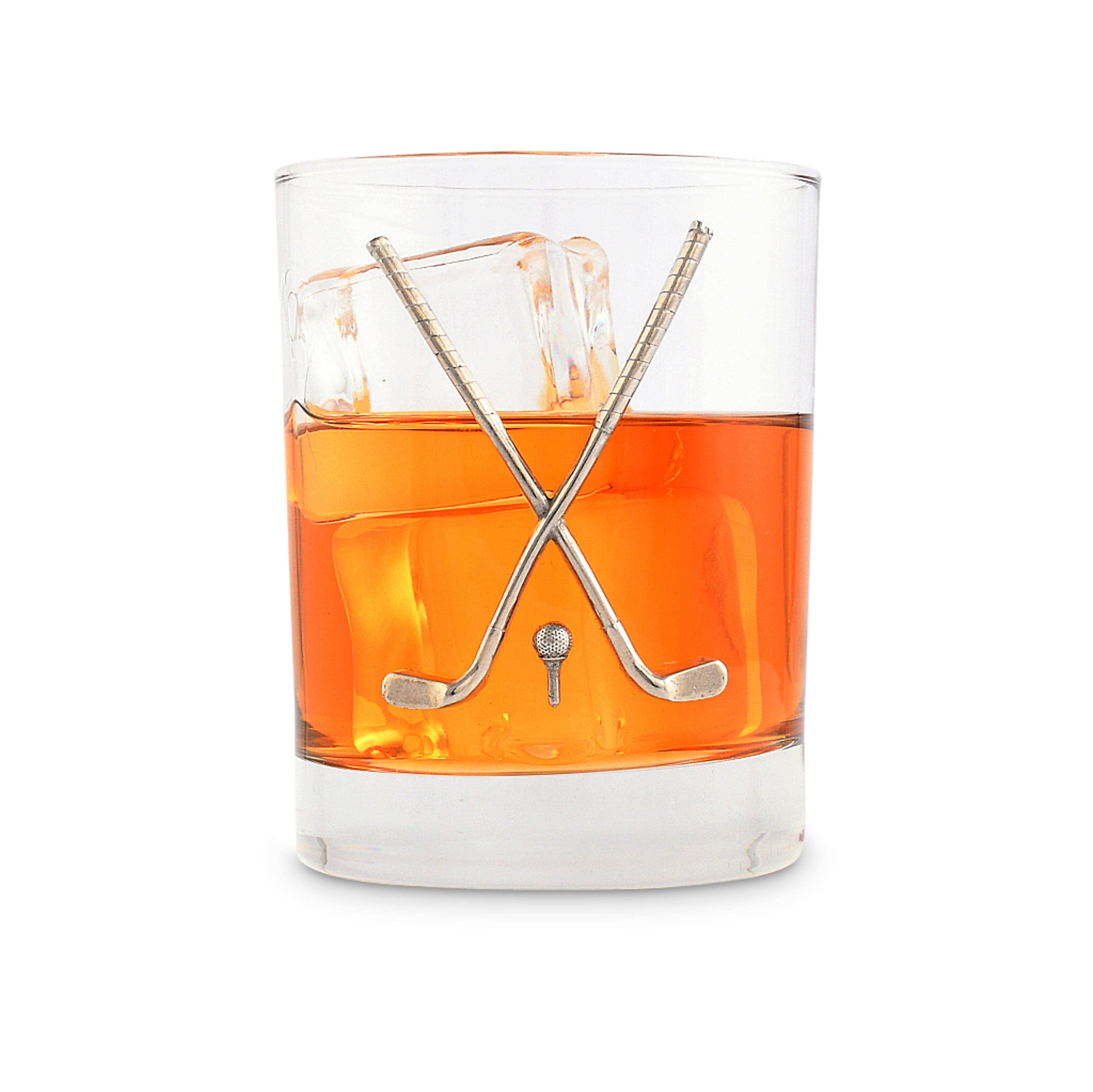 Golf Club Double Old Fashioned Glass