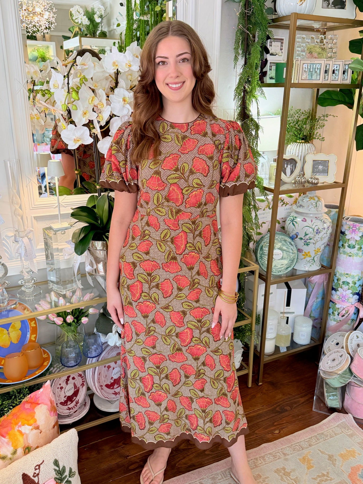 Deidre Dress in Fan Toss | Elizabeth James
