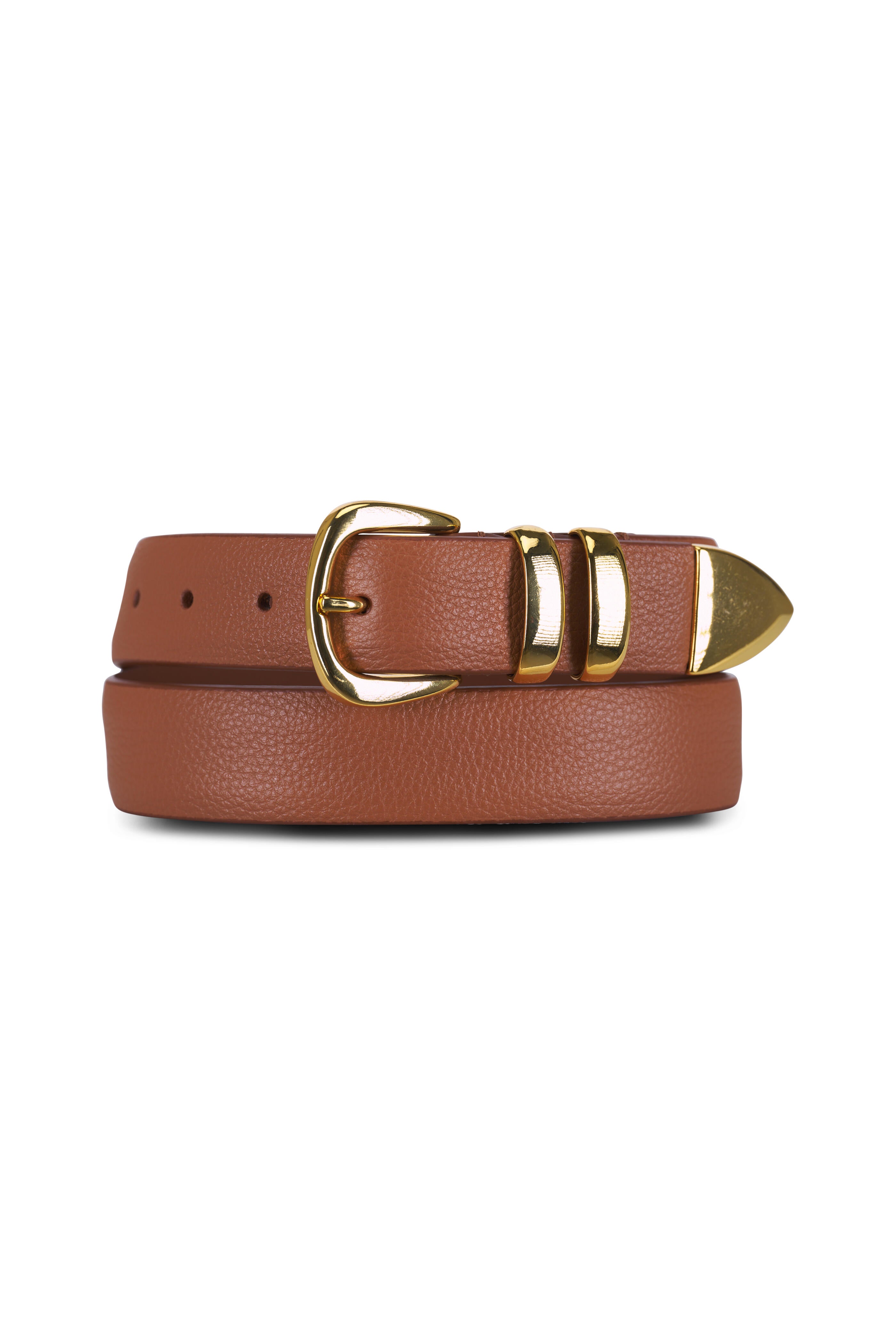 Cassie Grained Leather Belt | Anderson's