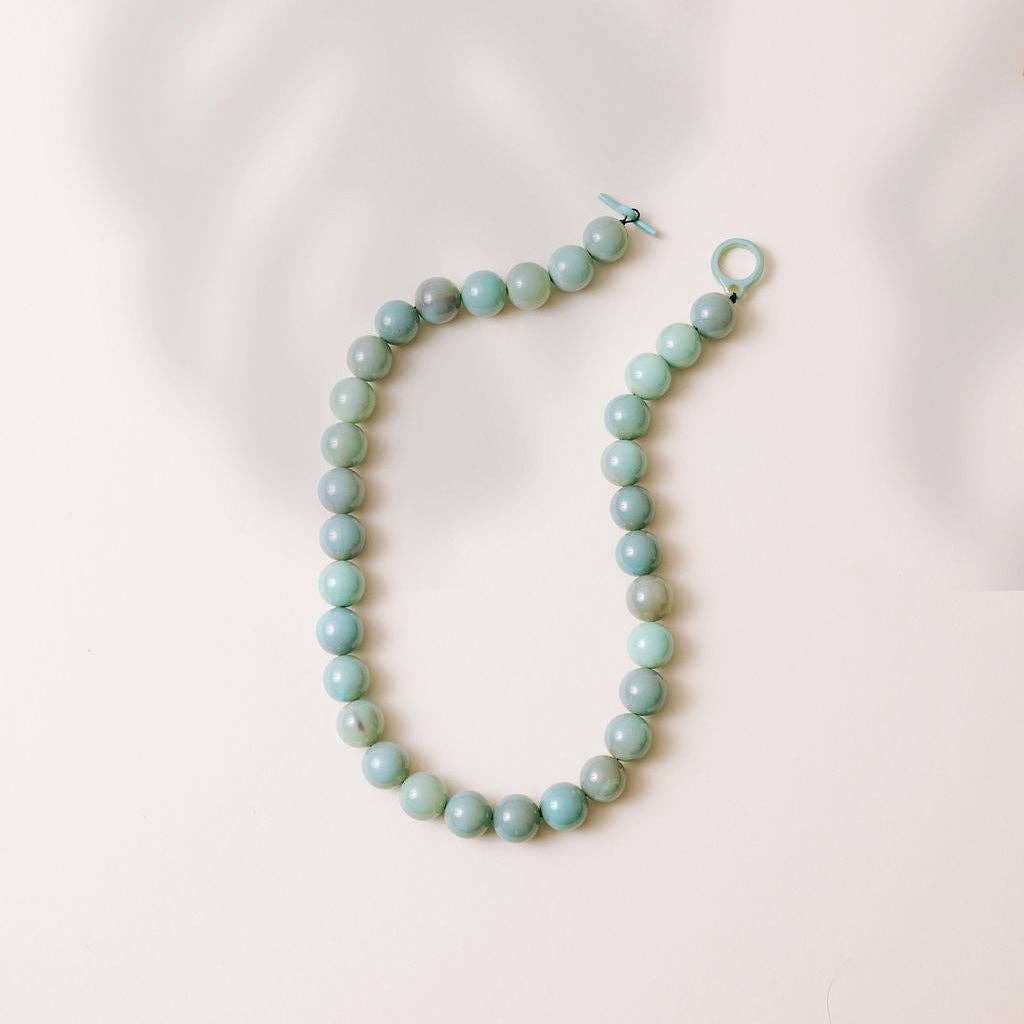 Seafoam Pebble Necklace | Sunshine Tienda
