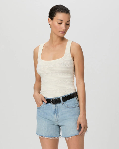 Archie Short Raw Hem - Tayce Distressed | PAIGE