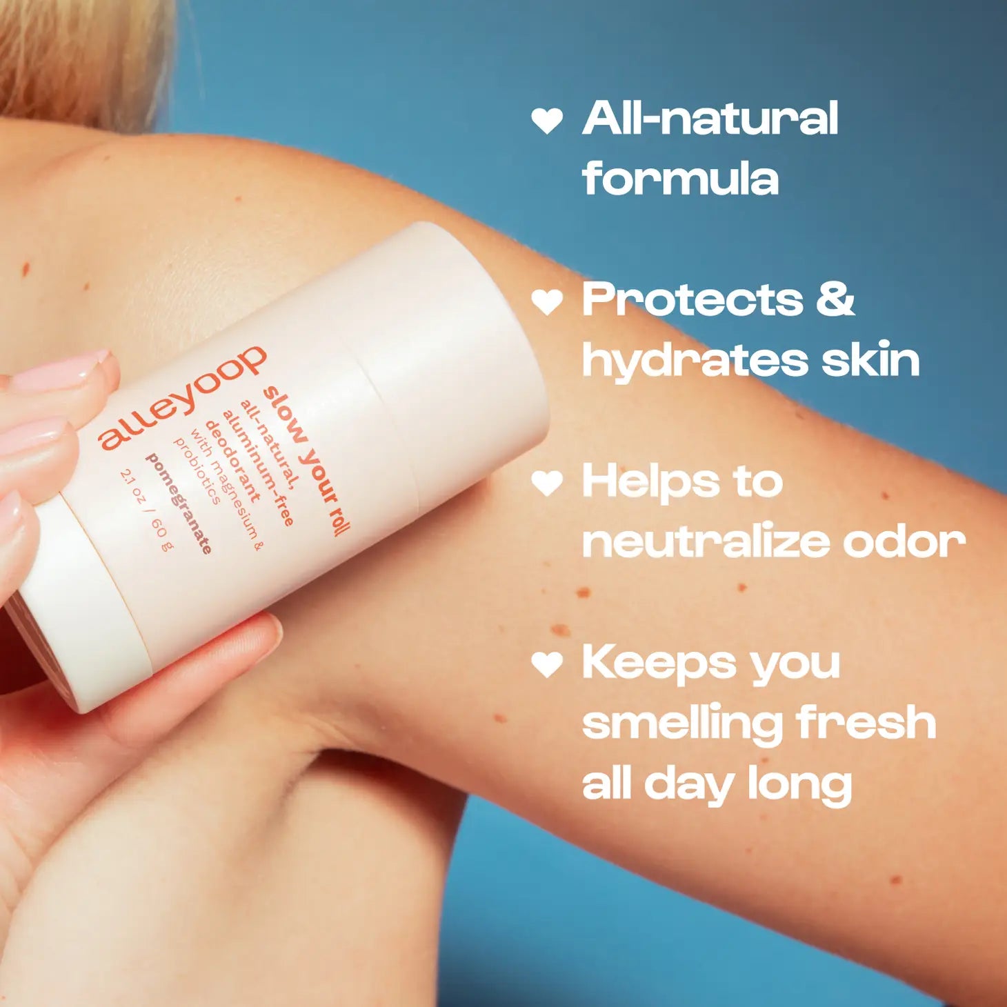 Slow Your Roll Natural Deodorant - Pomegranate Scent