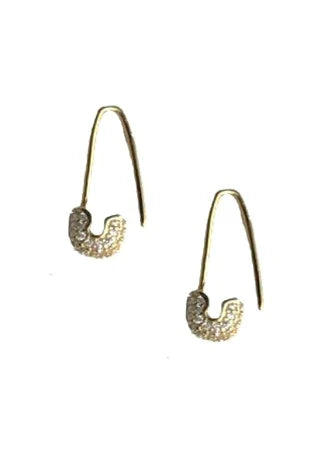 Safety Pin Earrings | Farrah B