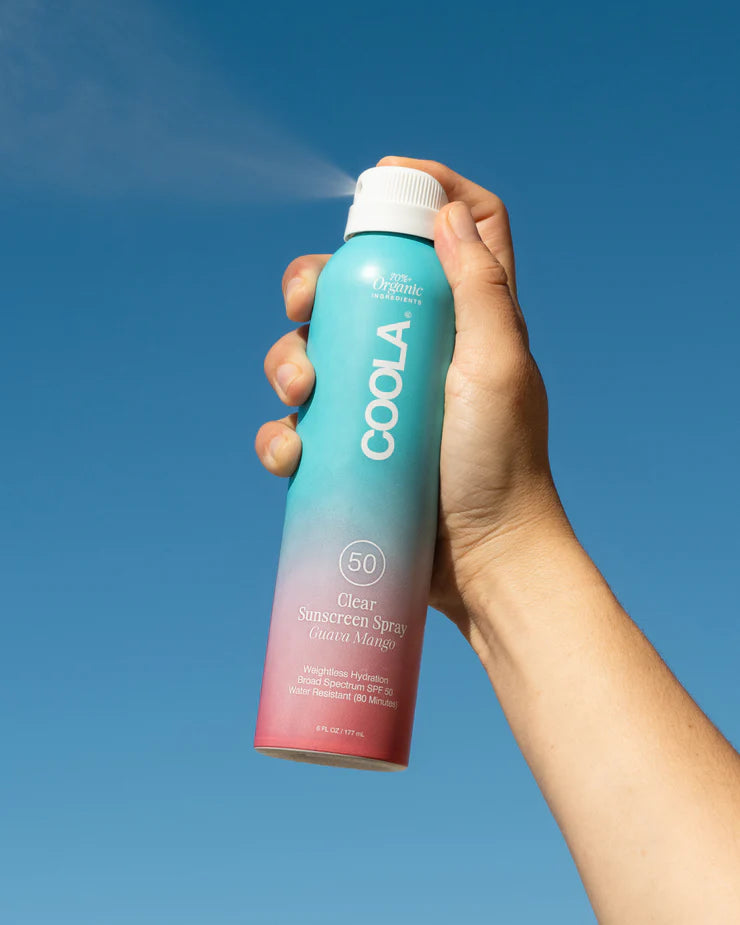 Clear Sunscreen Spray (SPF 50) - Guava Mango | Coola