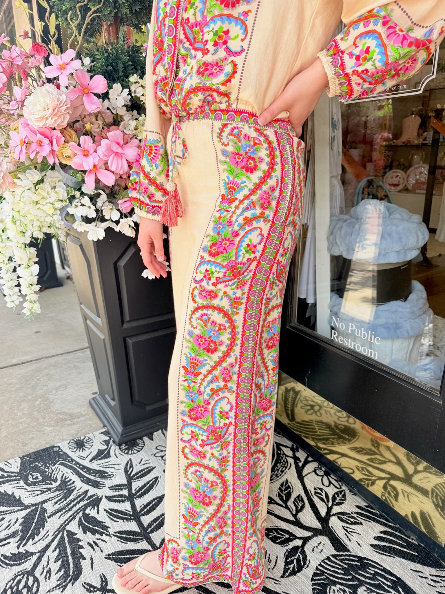 Presley Pant in Scroll with It | Elizabeth James