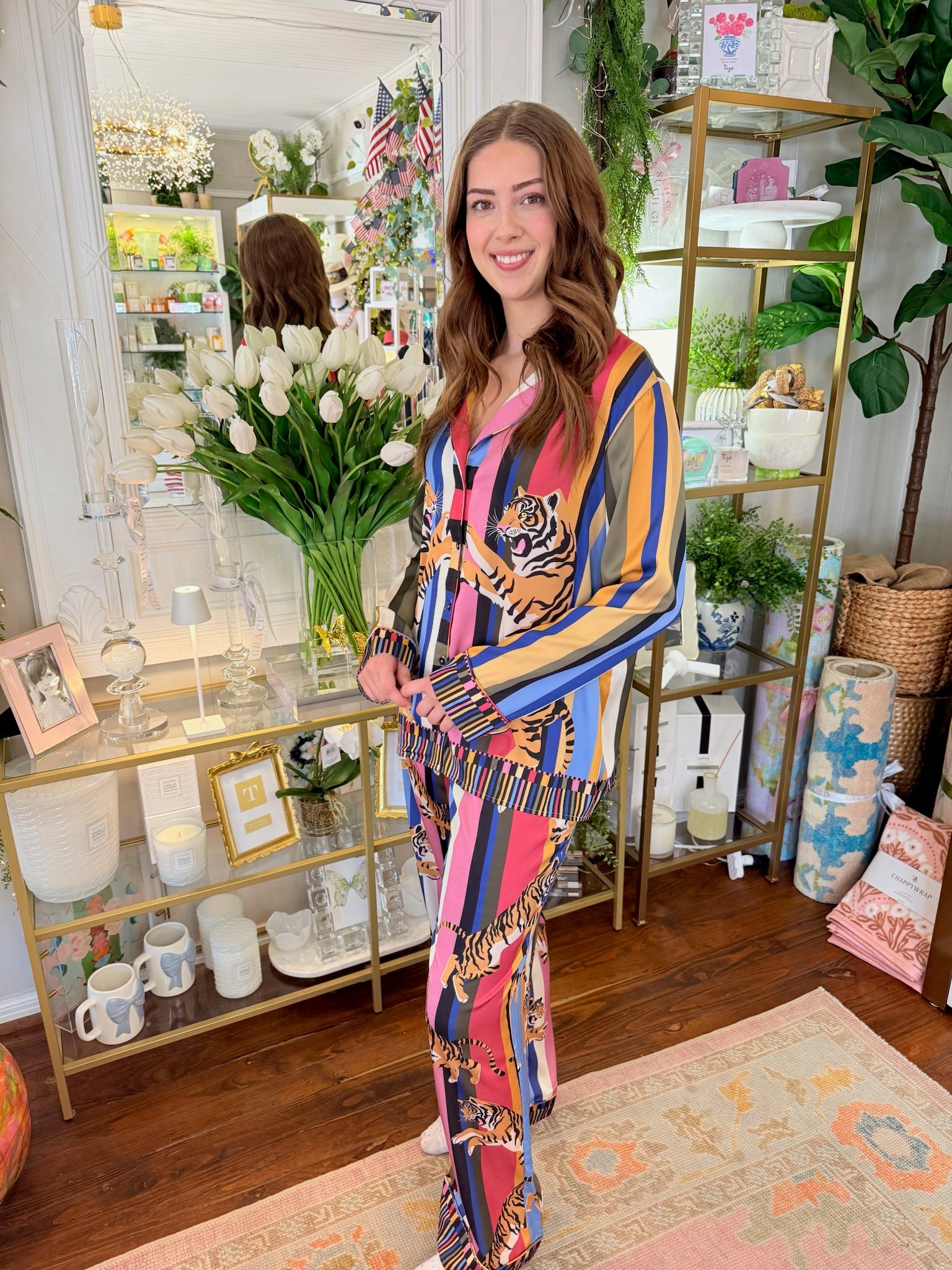 Classic PJ Set - Tiger Dreams Silky | Show Me Your Mumu