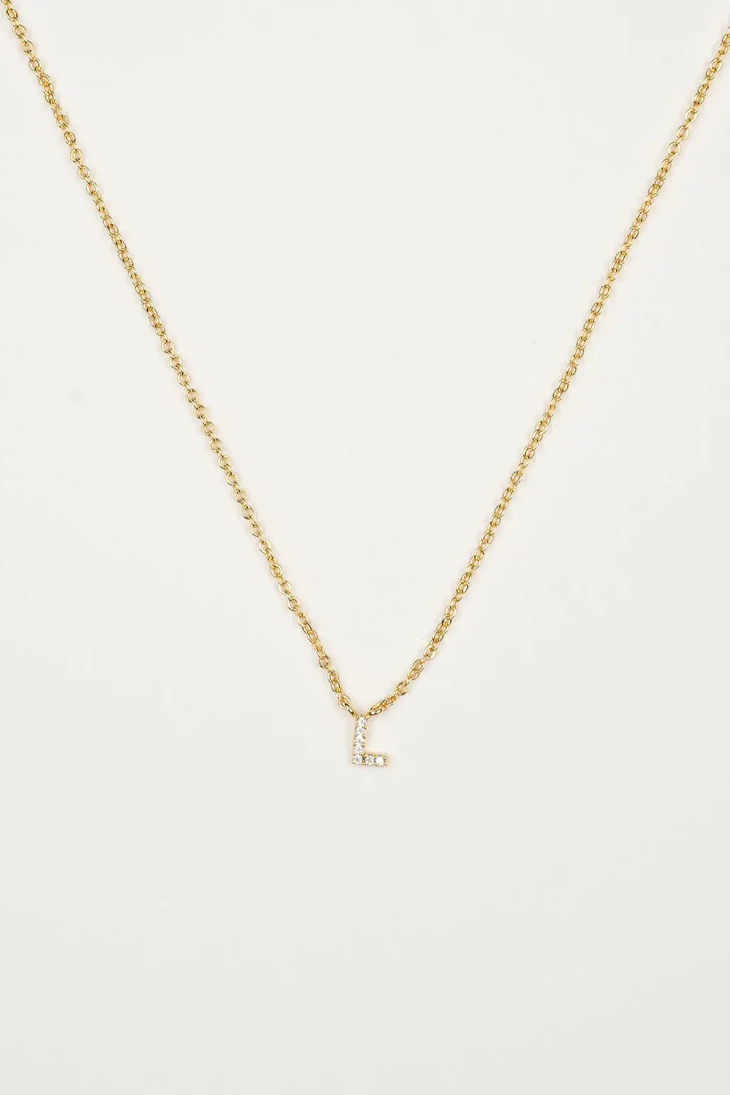 Shiny Initial Necklace