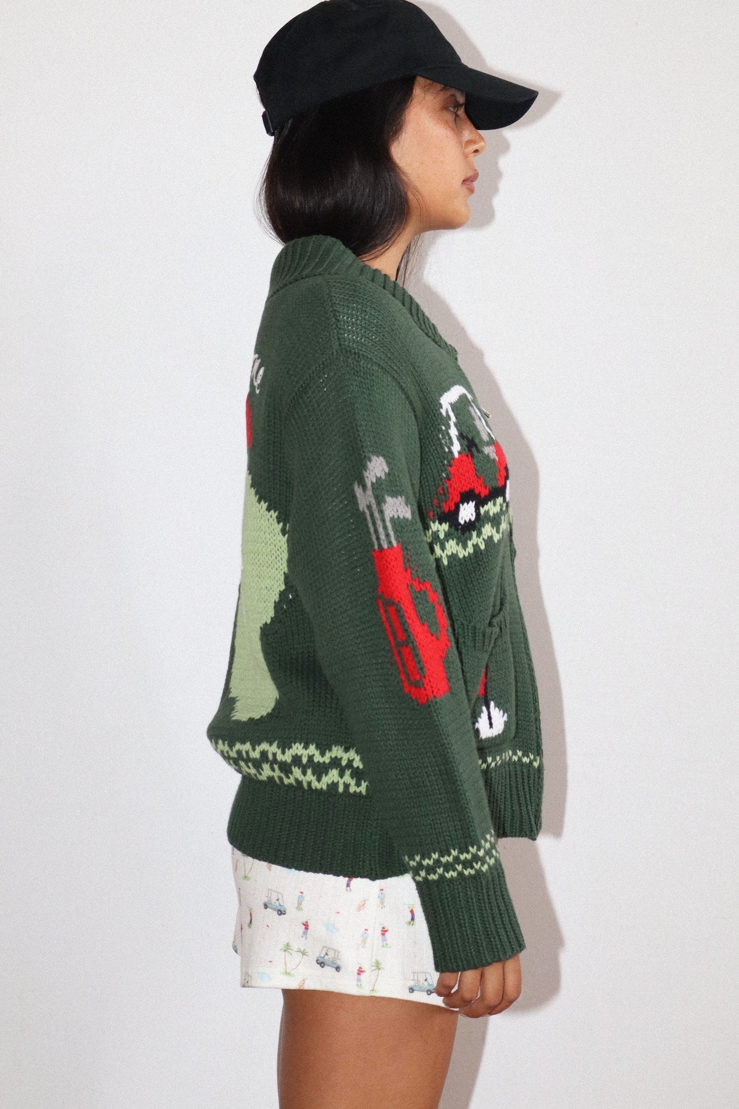Meet Me At The Course Zip Sweater