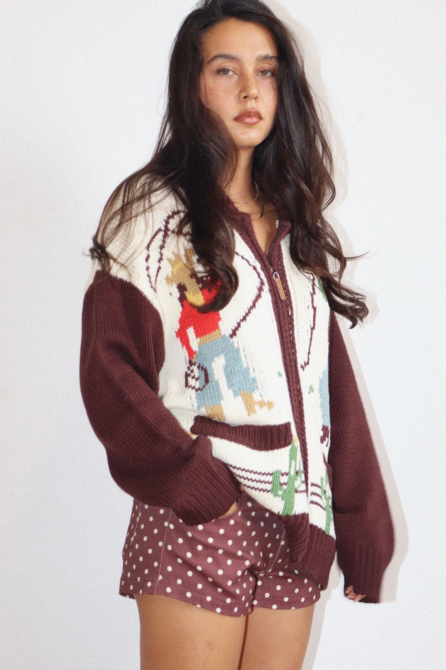Saddle Up Zip Cardigan