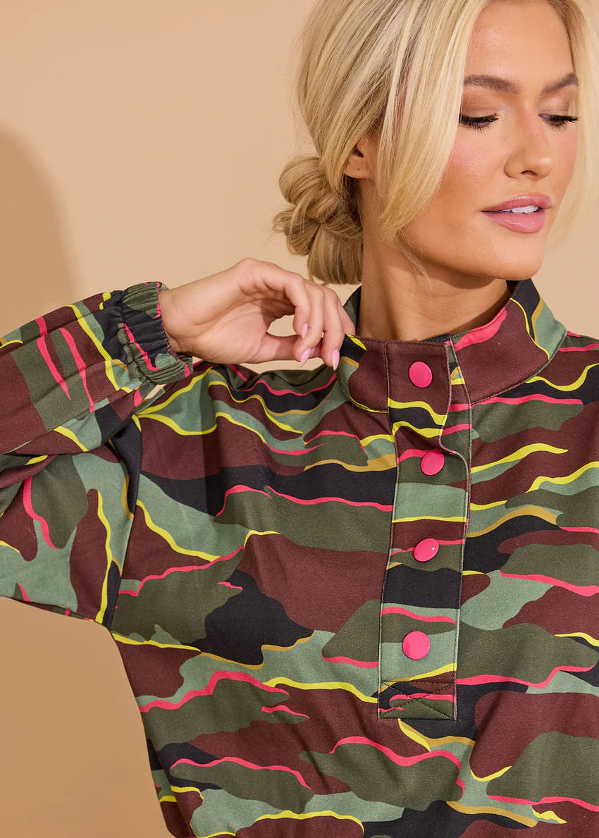 Frankie Top - Neon Camo | Alden Adair