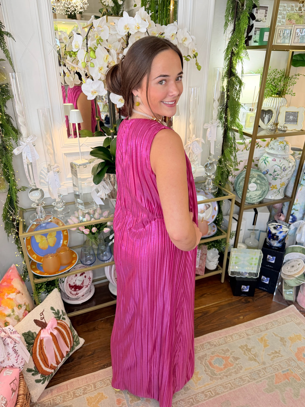 The Arya Dress - Wild Pink | Alden Adair