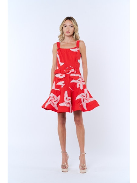 Alivia Embroidered Pinwheel Mini Dress | CIEBON