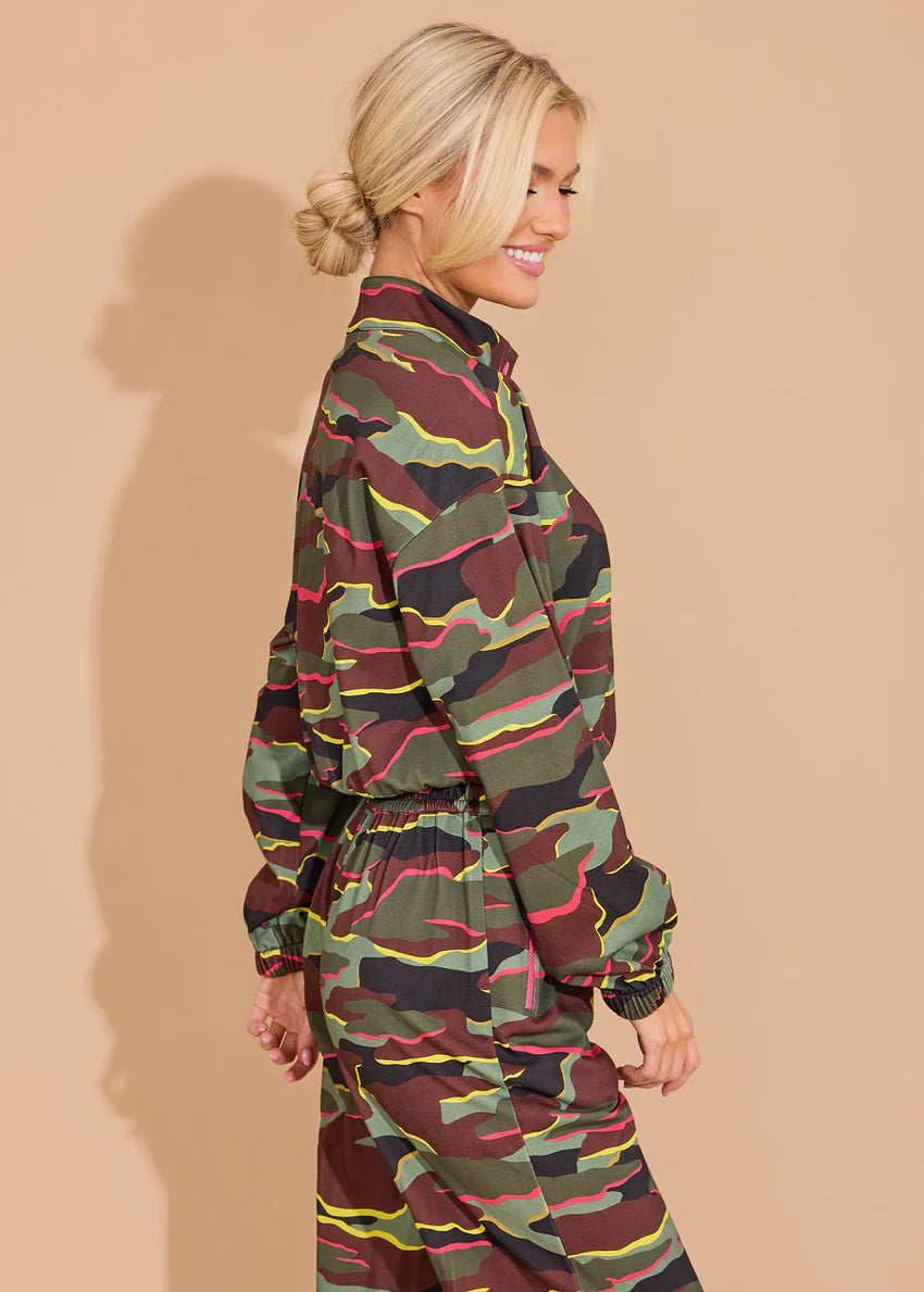 Frankie Top - Neon Camo | Alden Adair