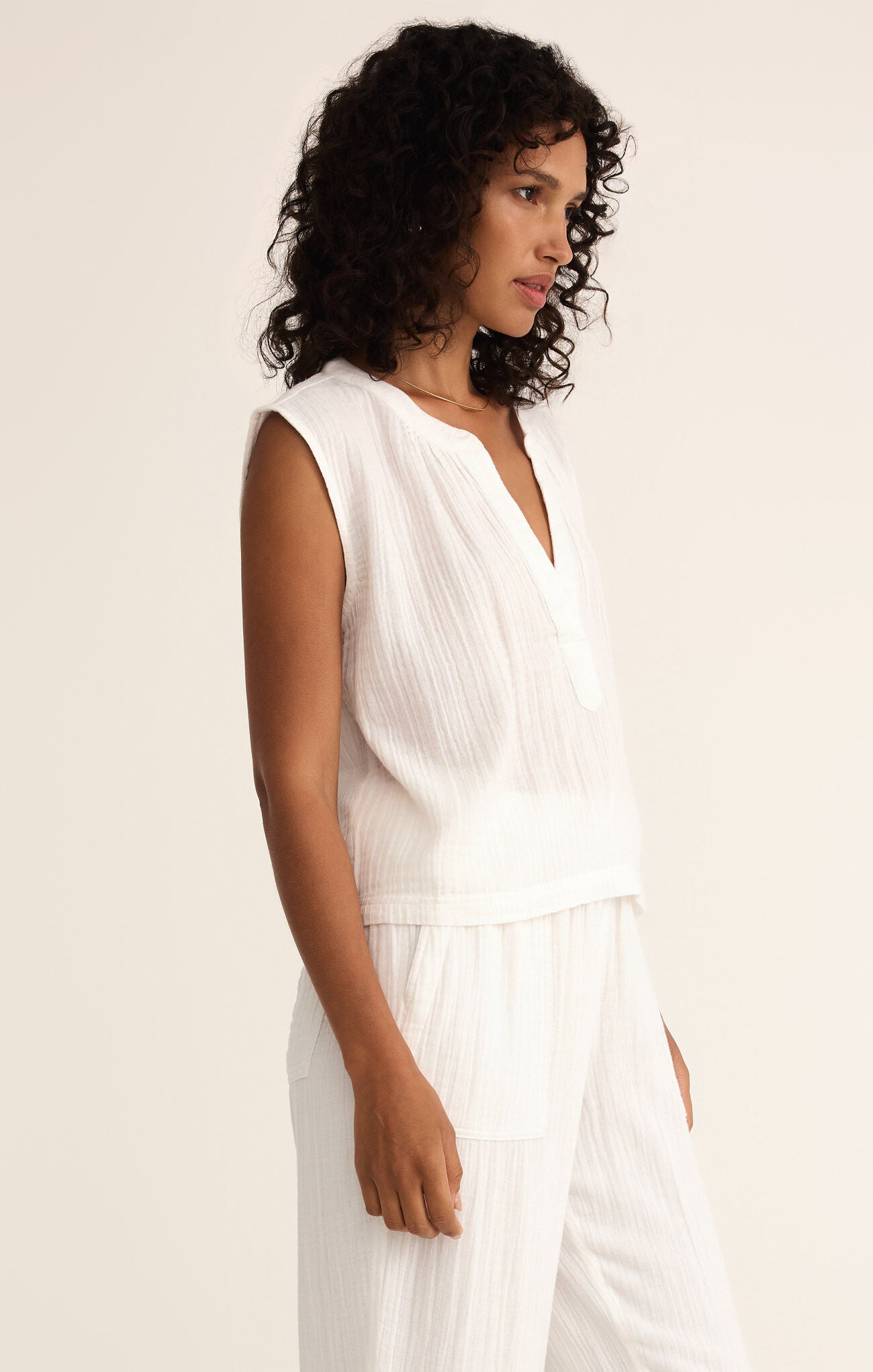 Cliffside V-Neck Airy Top | Z Supply