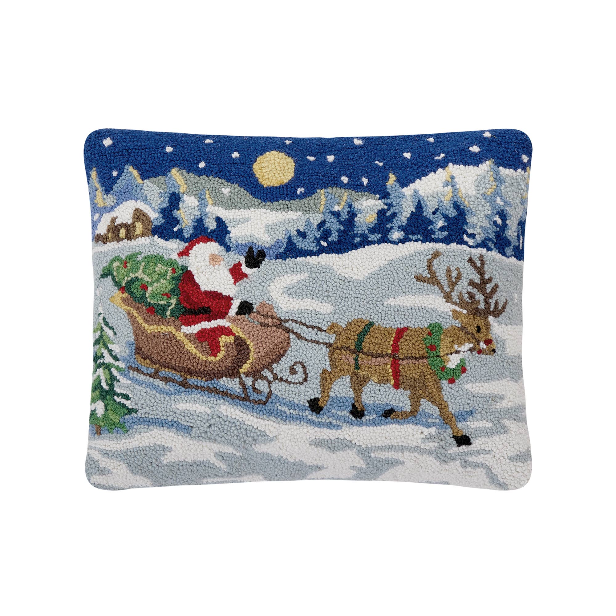 Snowy Sleigh Ride Hook Pillow