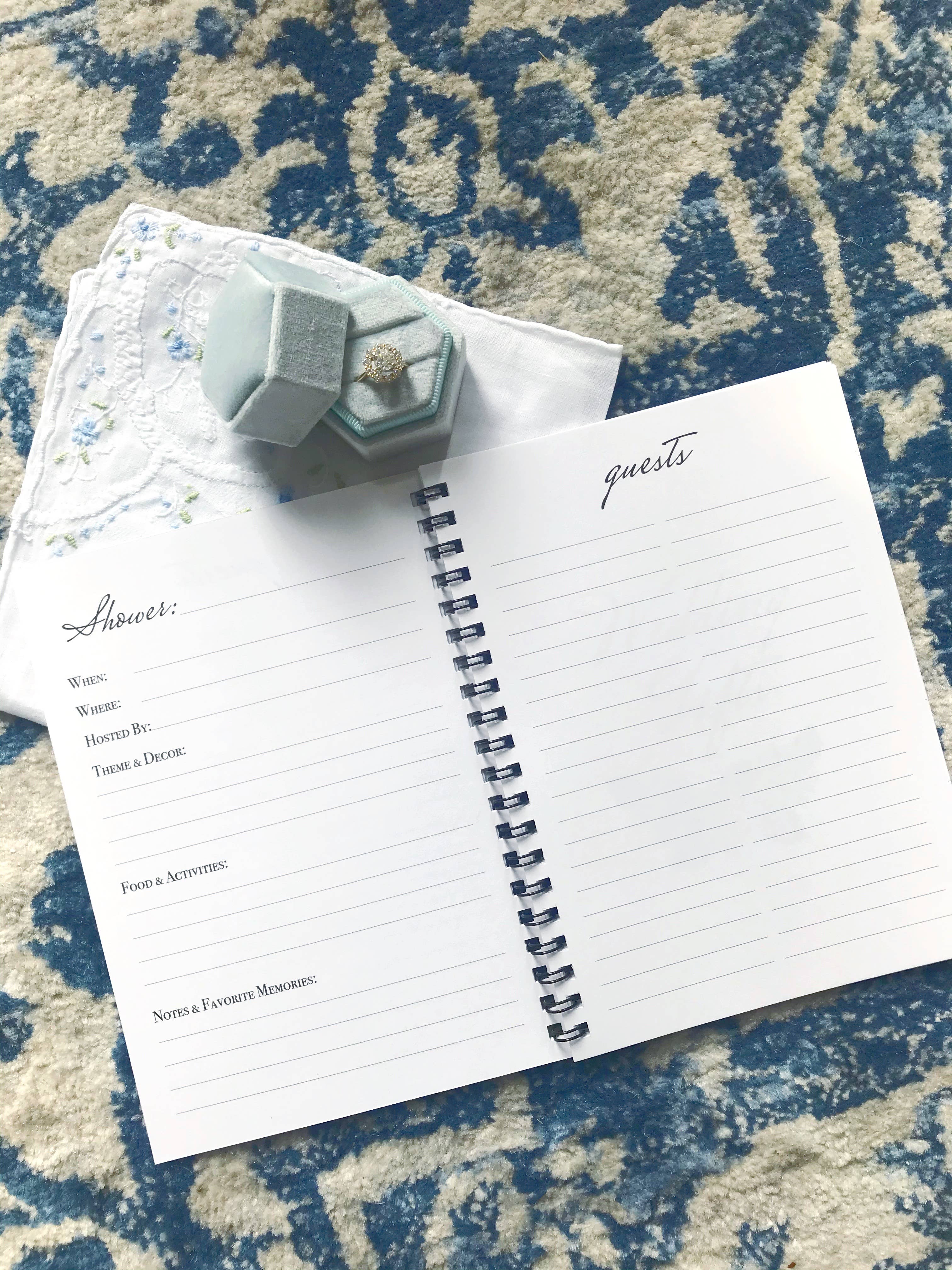 Little Blue Wedding Journal