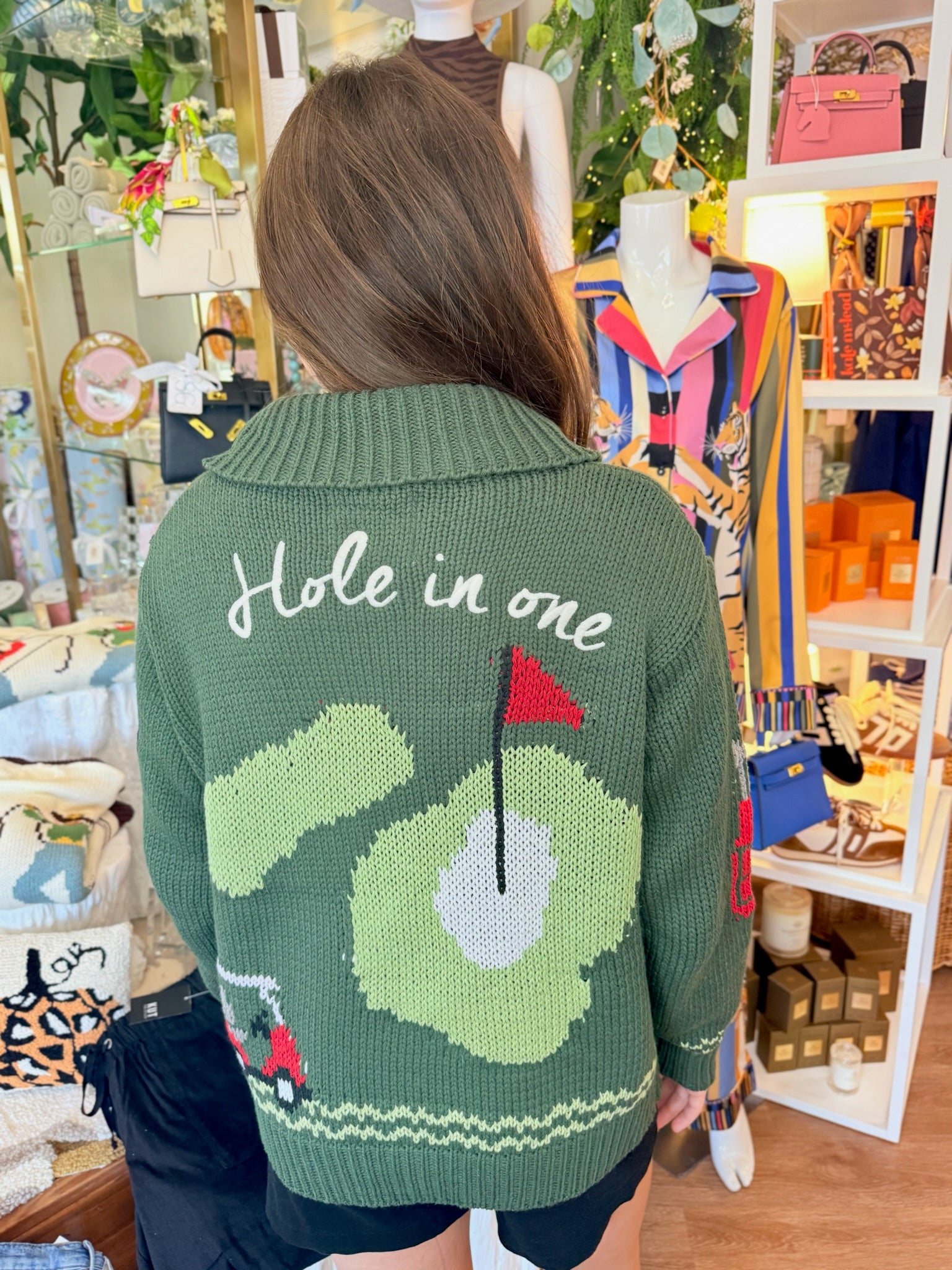 Meet Me At The Course Zip Sweater