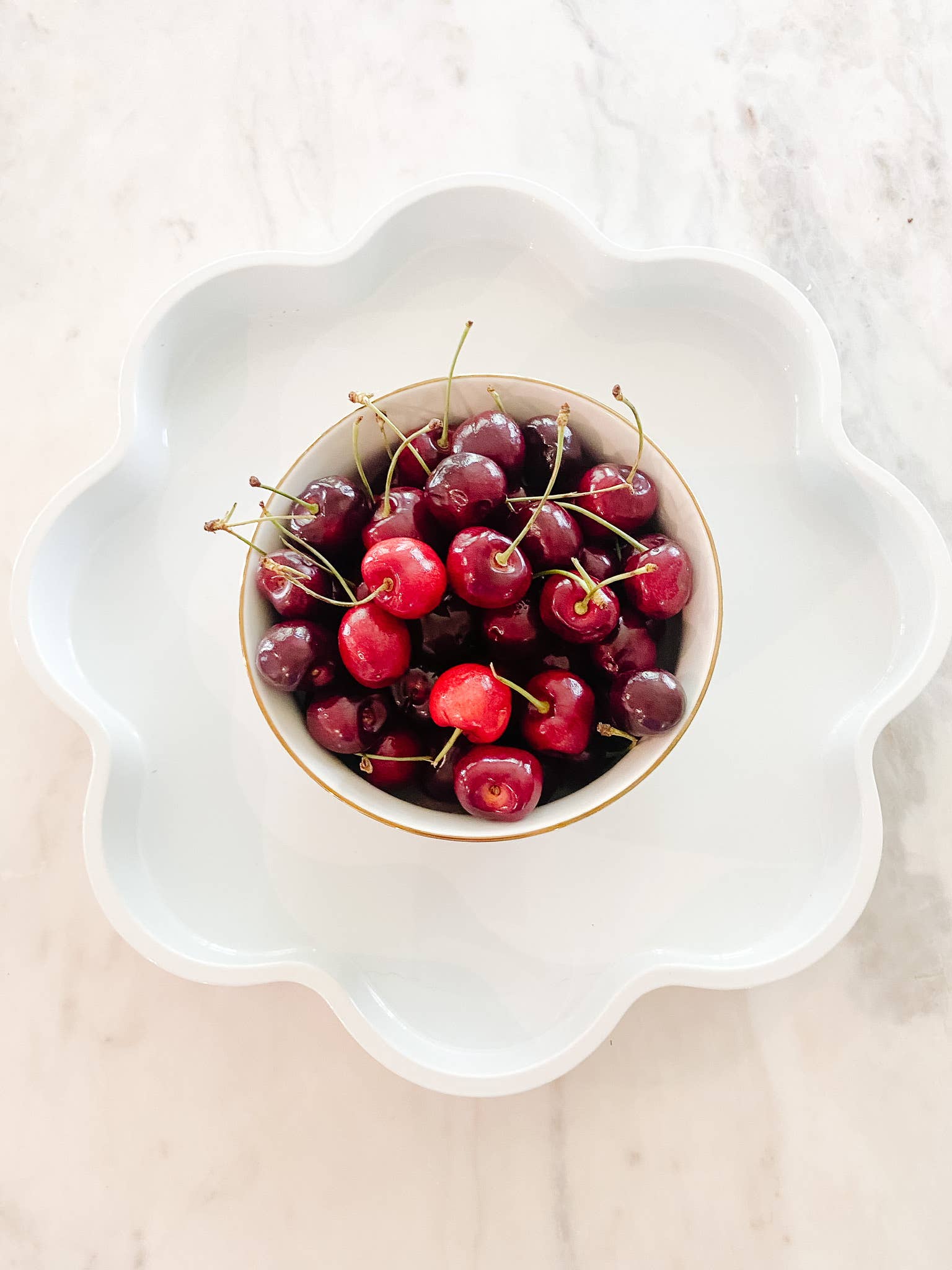 Lacquered "Bloom" Tray