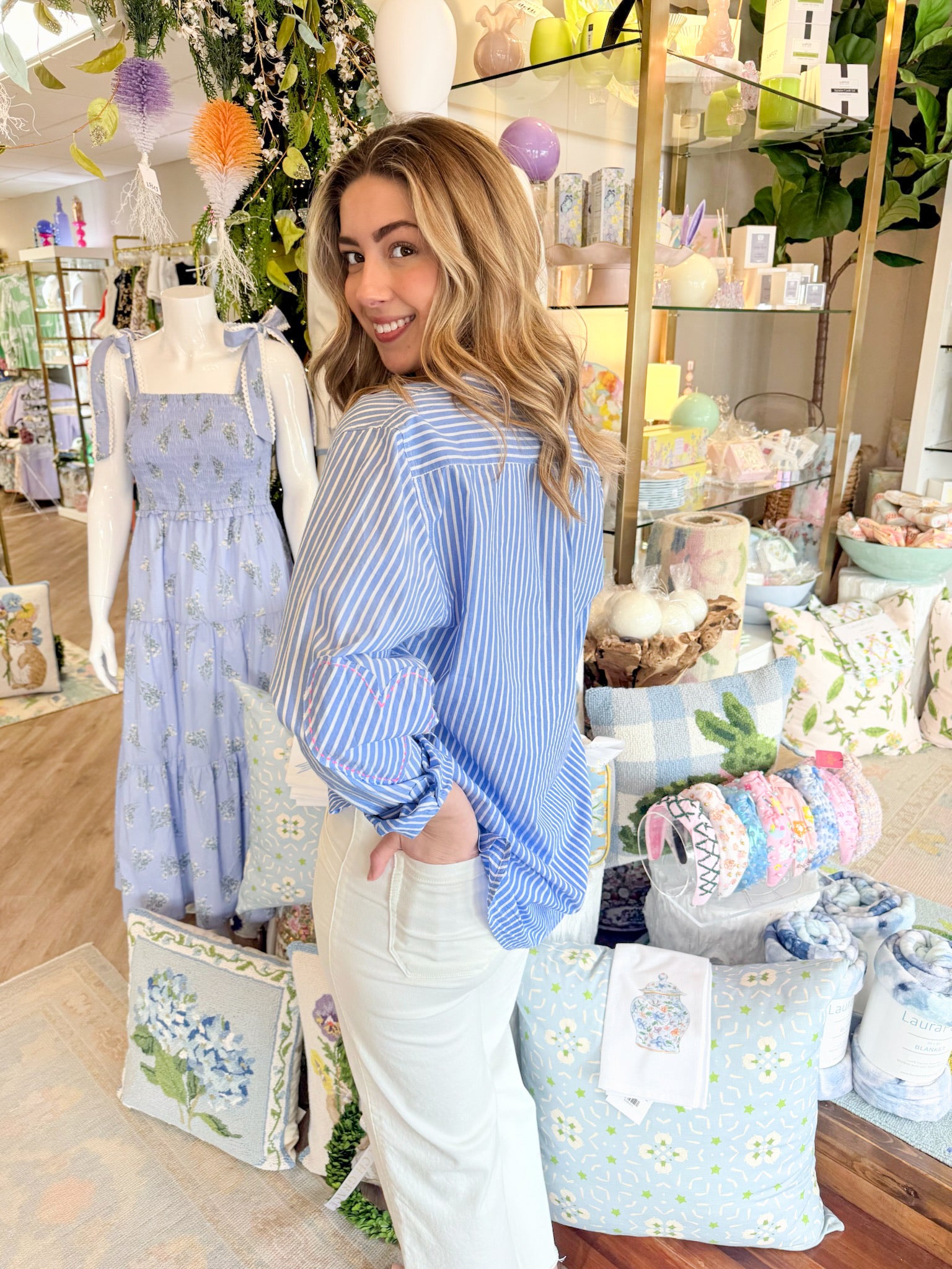 Mia Stripe Shirt | Kerri Rosenthal