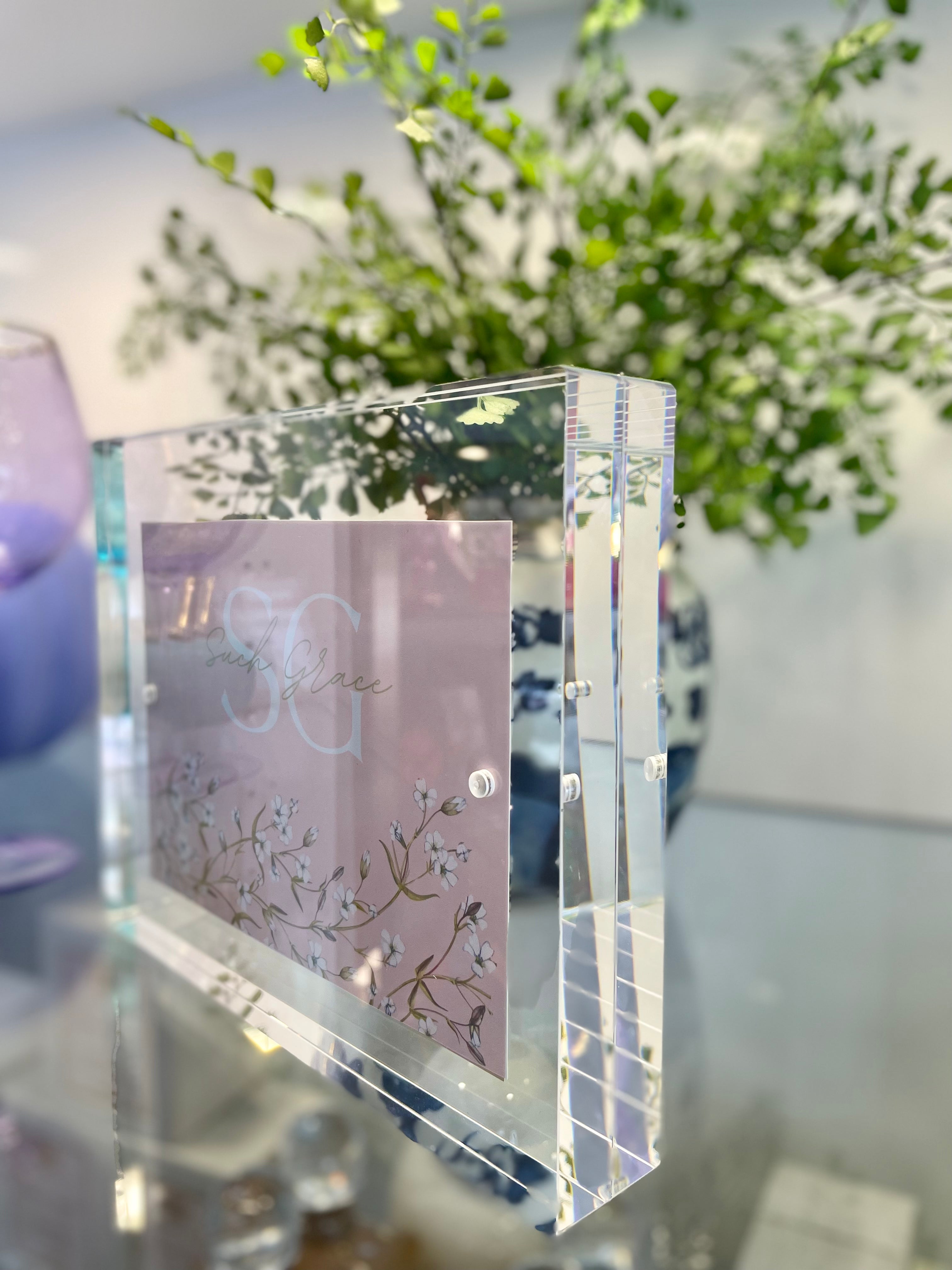 Clear Acrylic Block Frame | TIZO