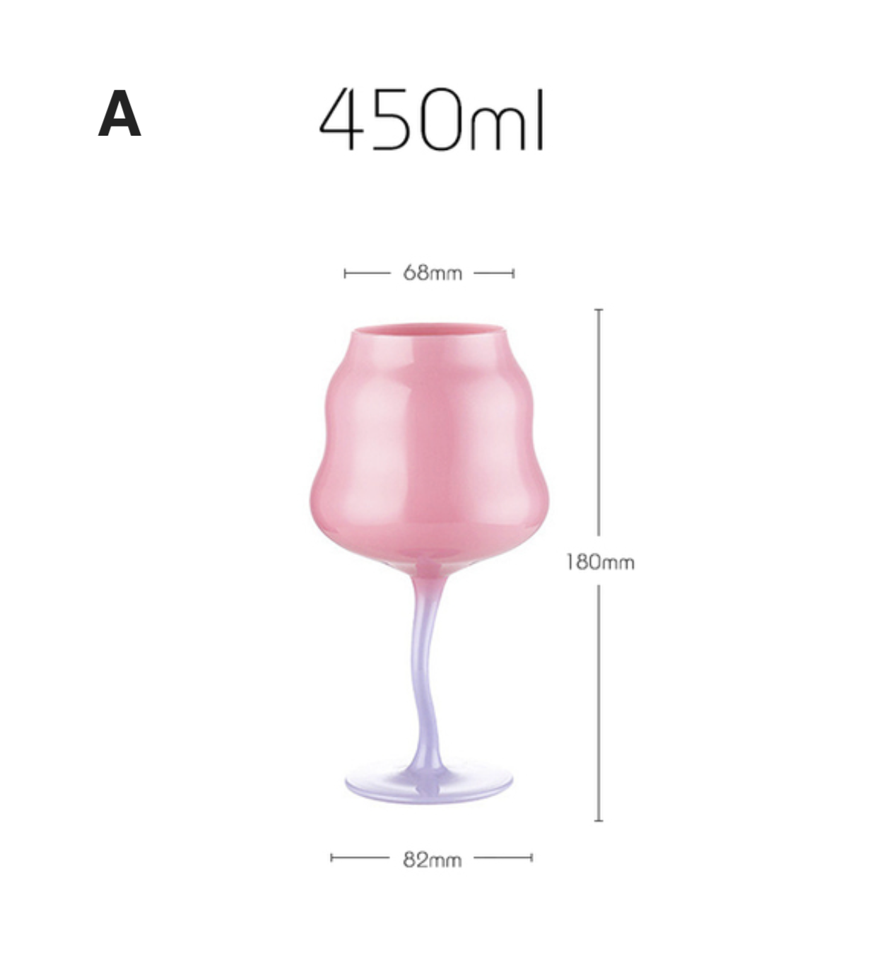 Retro Crystal Wine Glass