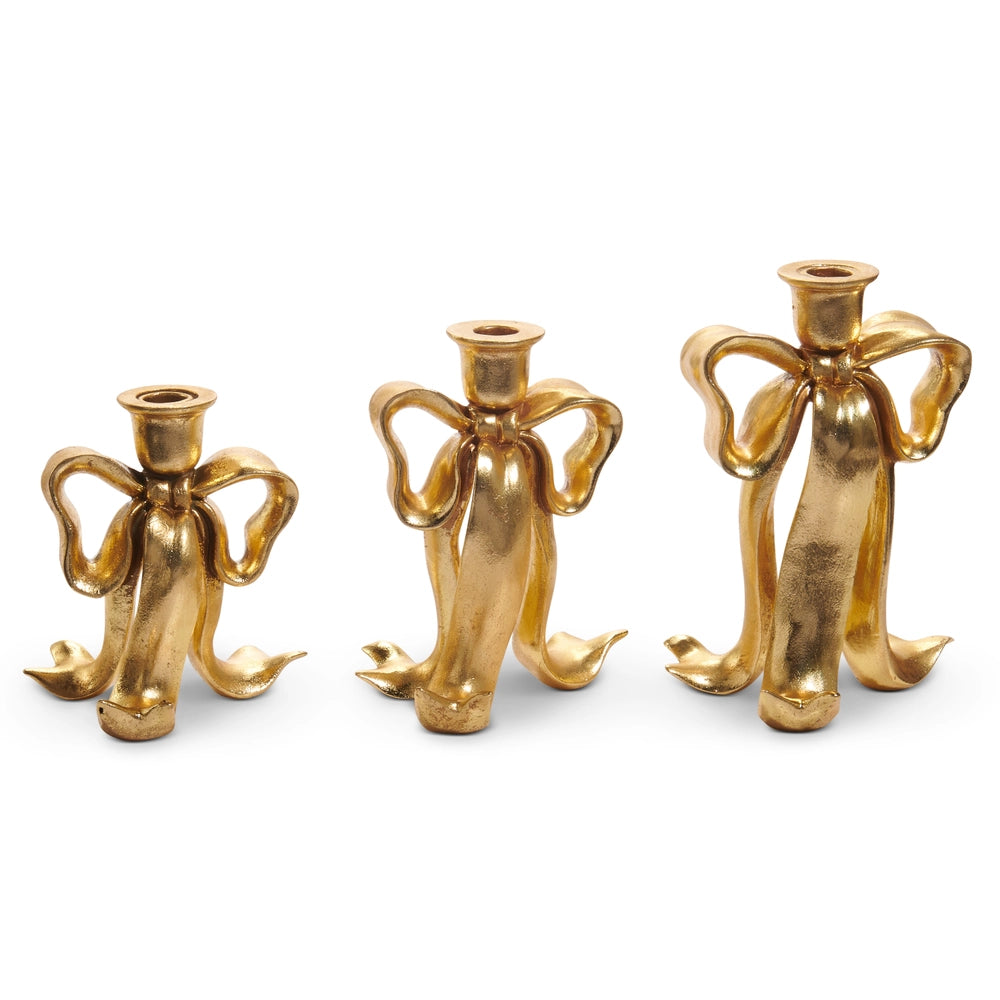 Bow Candlestick Holders