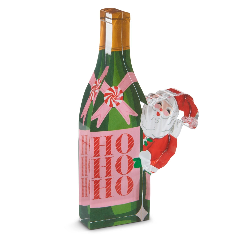 8" Bottled Christmas Cheer Acrylic Block