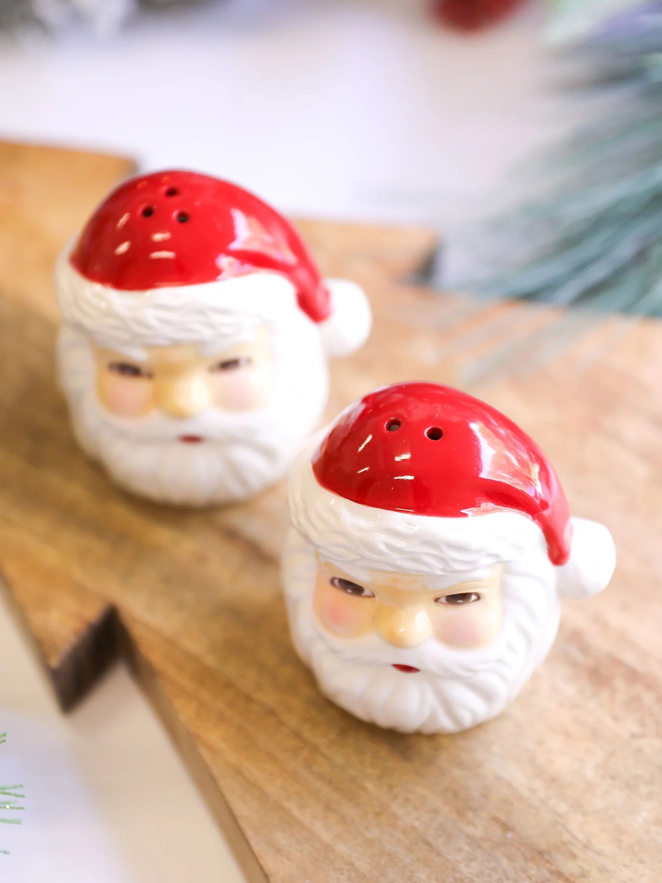 Santa Salt & Pepper Shaker Set