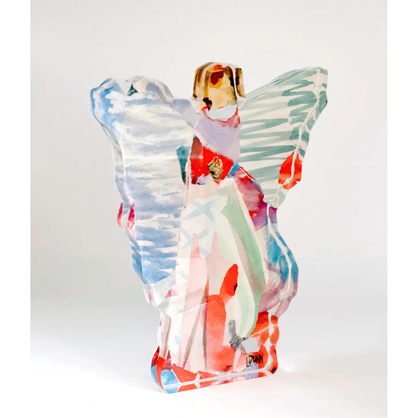 Violet Acrylic Angel Large Glory Collection | Lauren Dunn