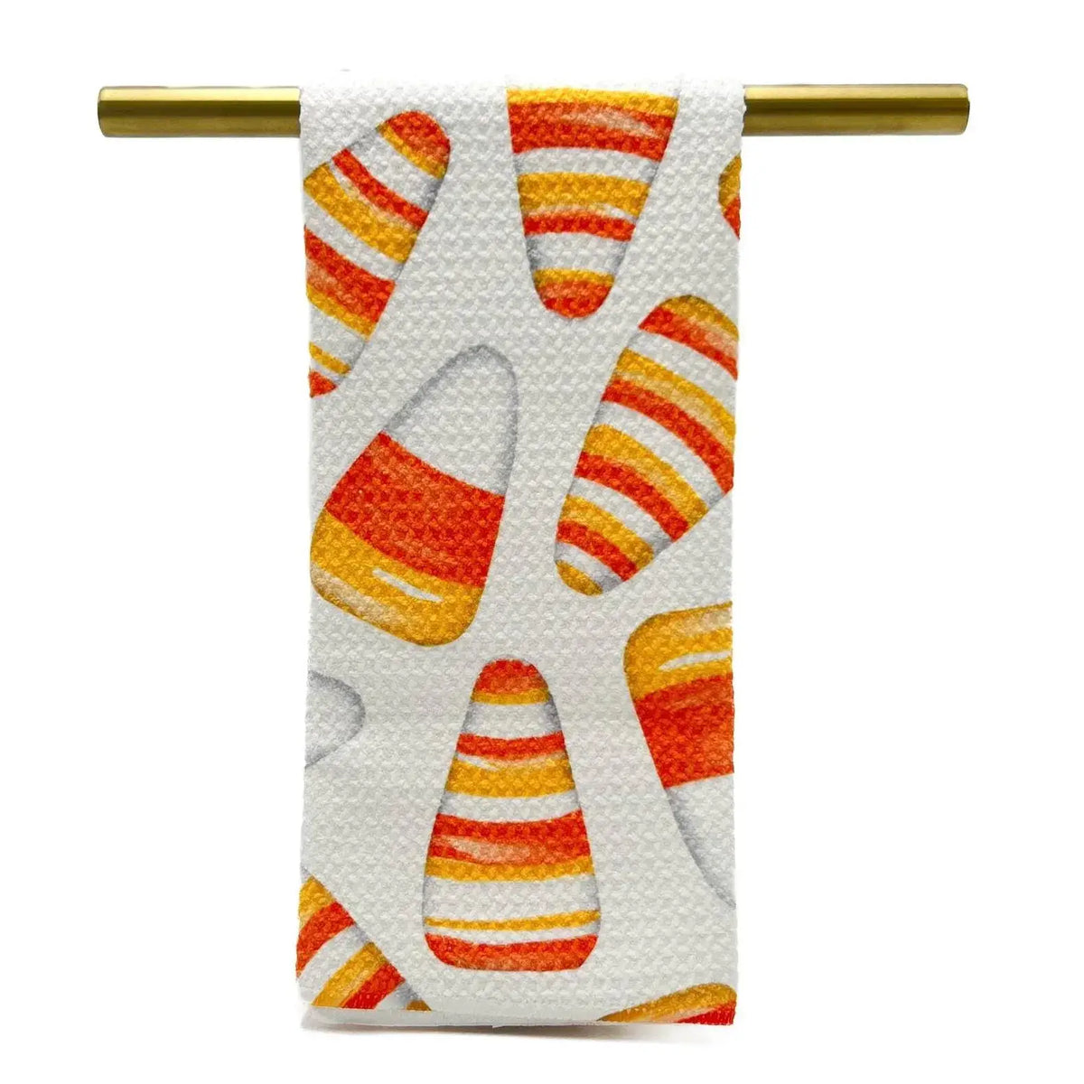 Candy Corn Tea Towel