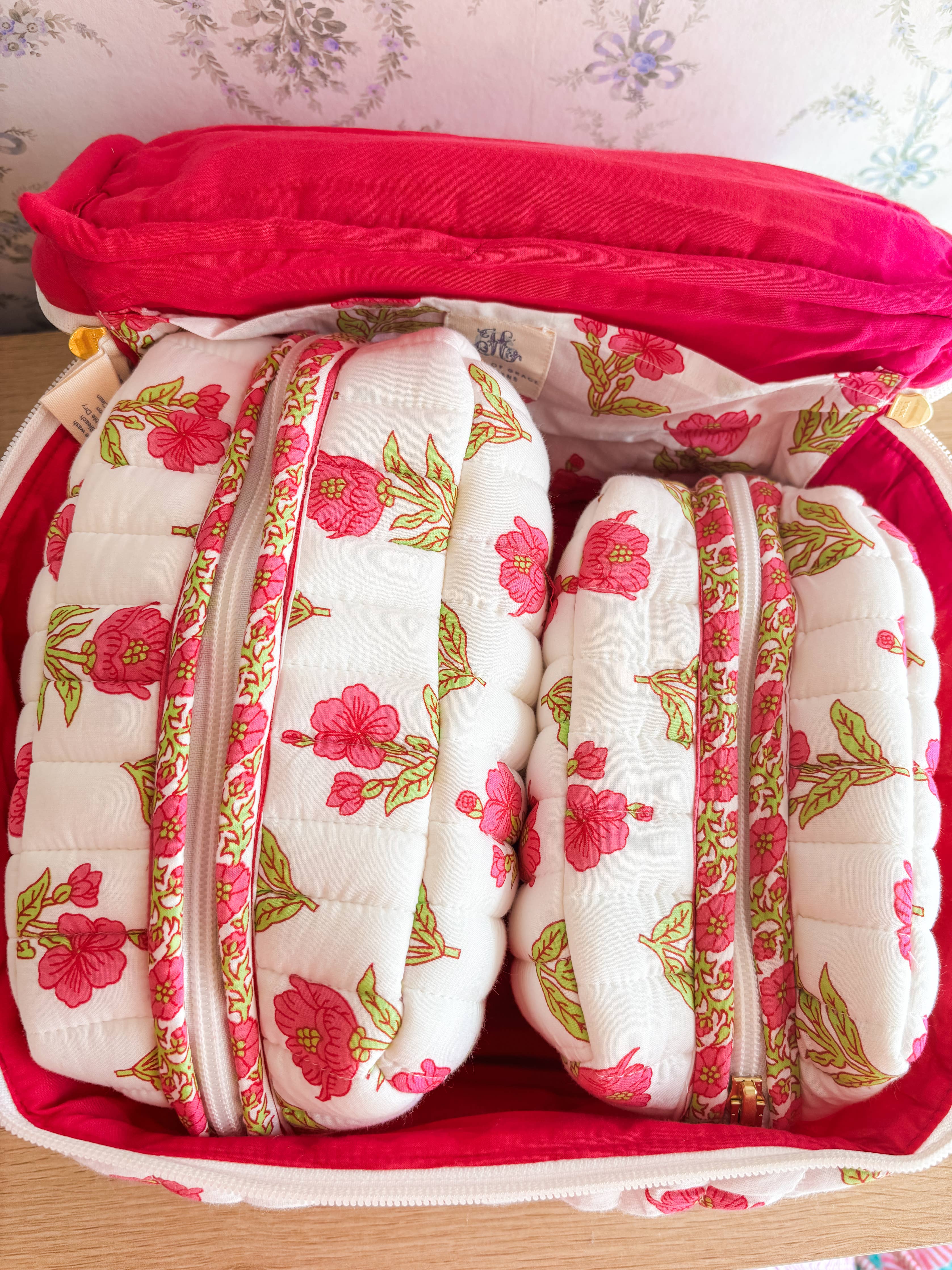 Magnolia Luxe | Quilted Cosmetic Bags