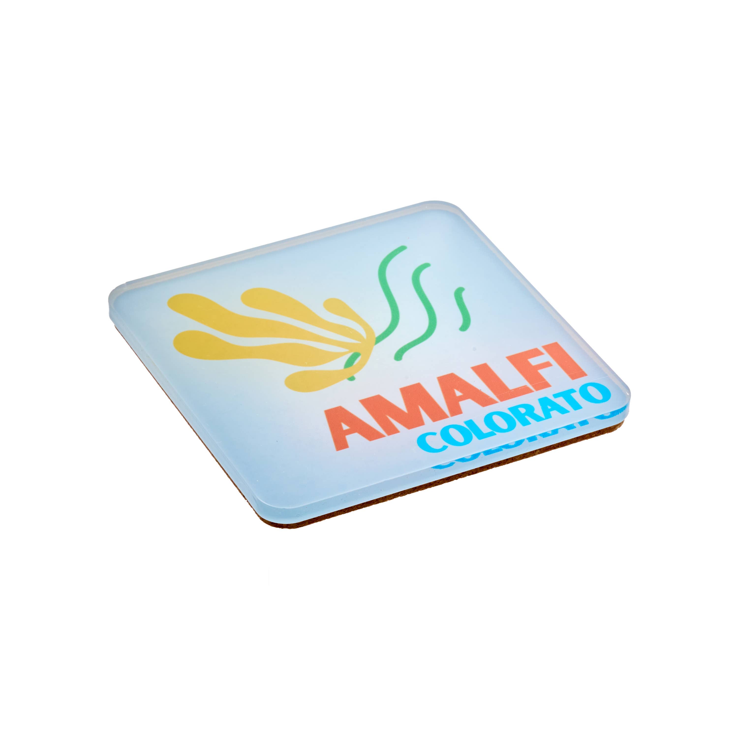 Acrylic Coaster Set with Holder