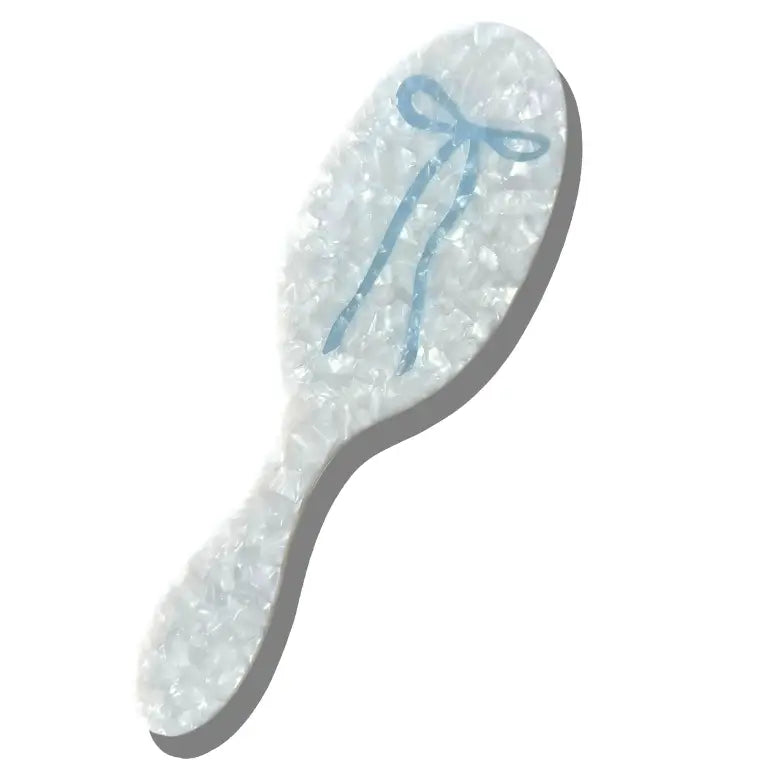 Hand-painted Acetate 2-1 Daily Hair Brush | Solar Eclipse