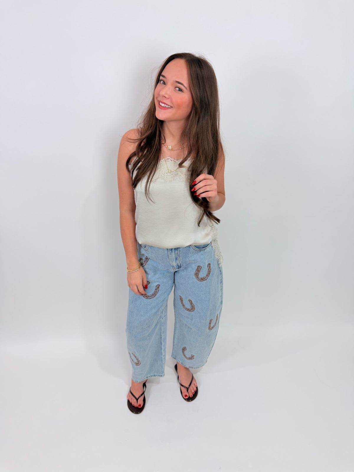 Roselle Lace Cami - Frosted Pearl | Z Supply