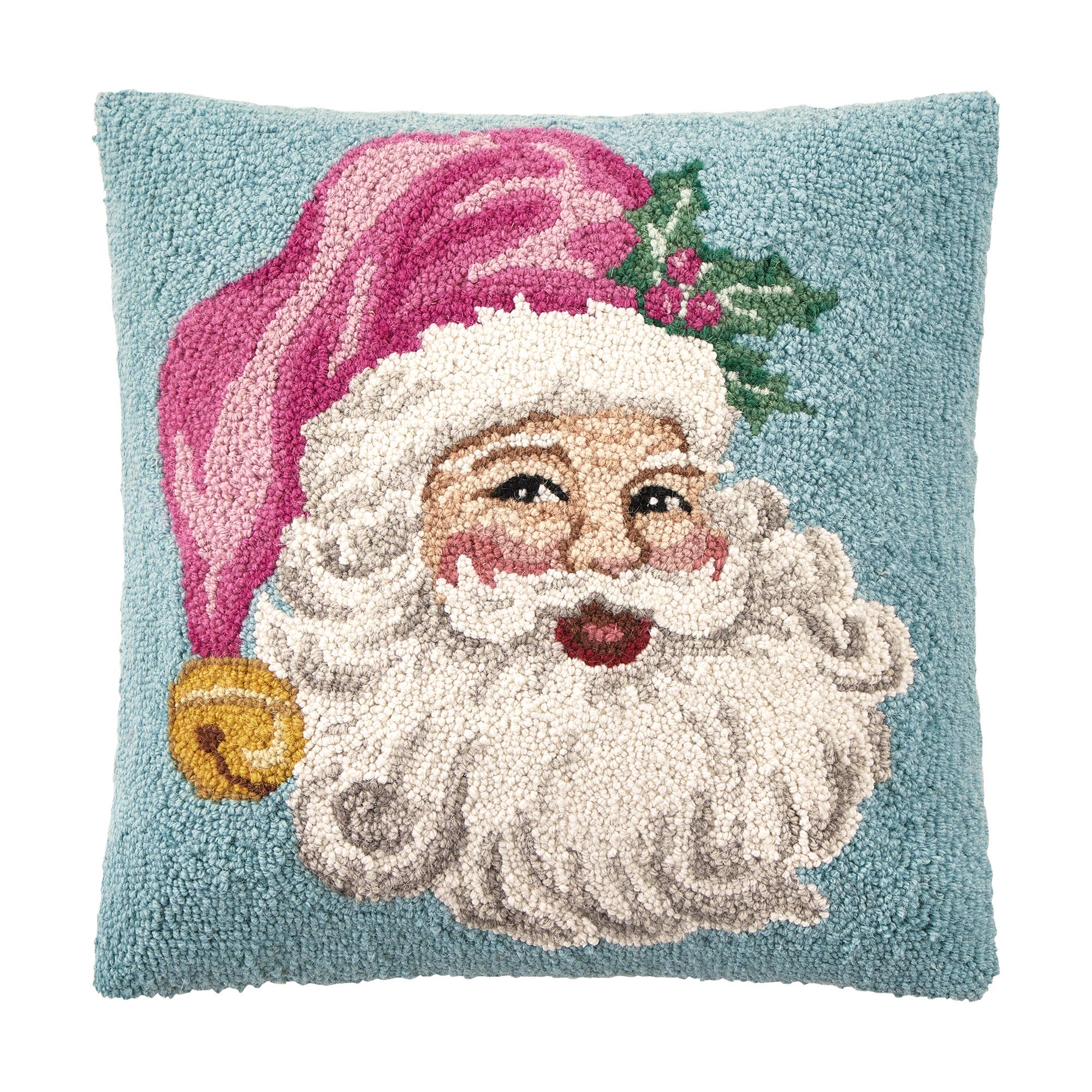 Retro Pink Santa Hook Pillow