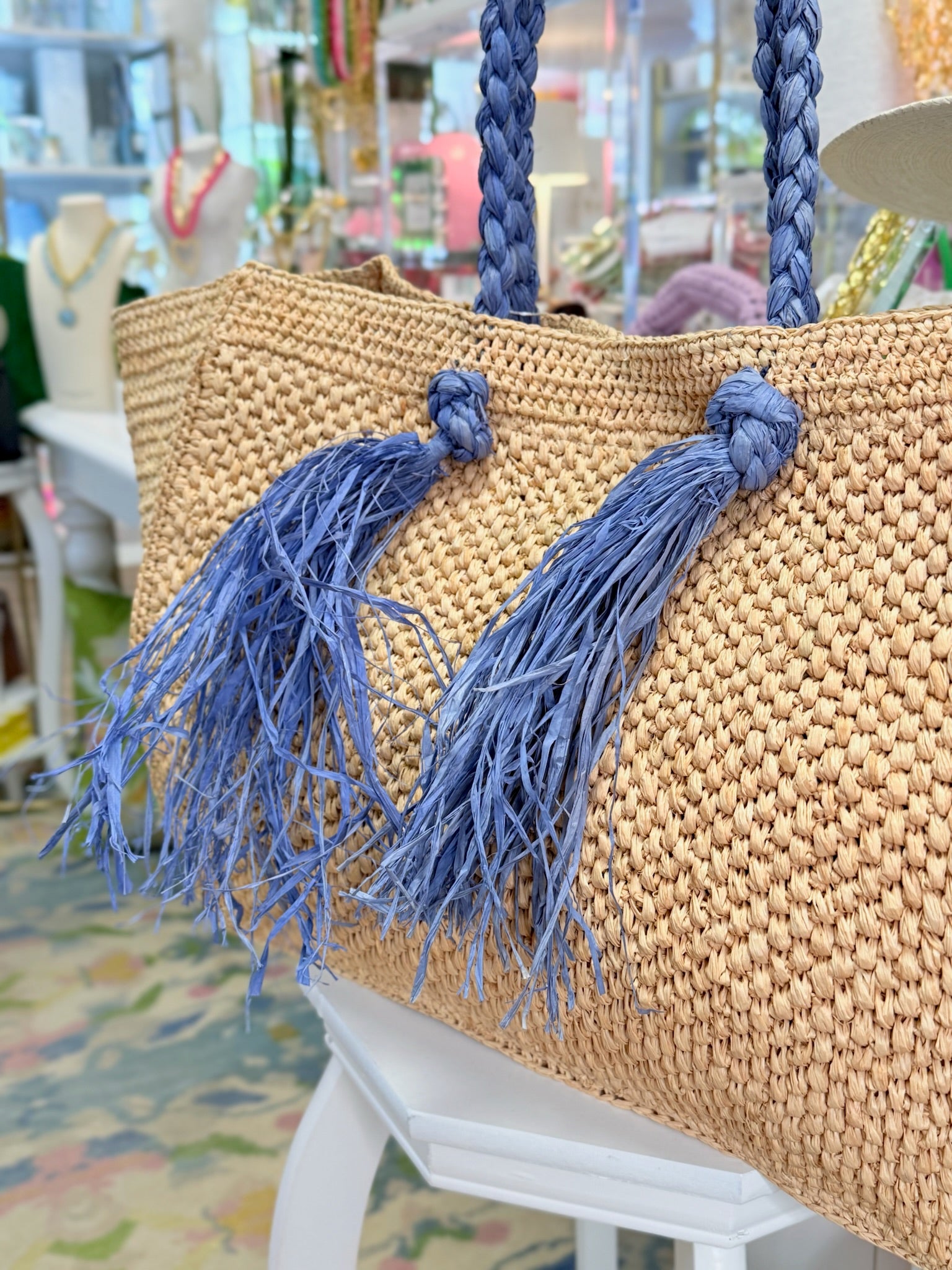 Camilla Raffia Tote | Baldiz