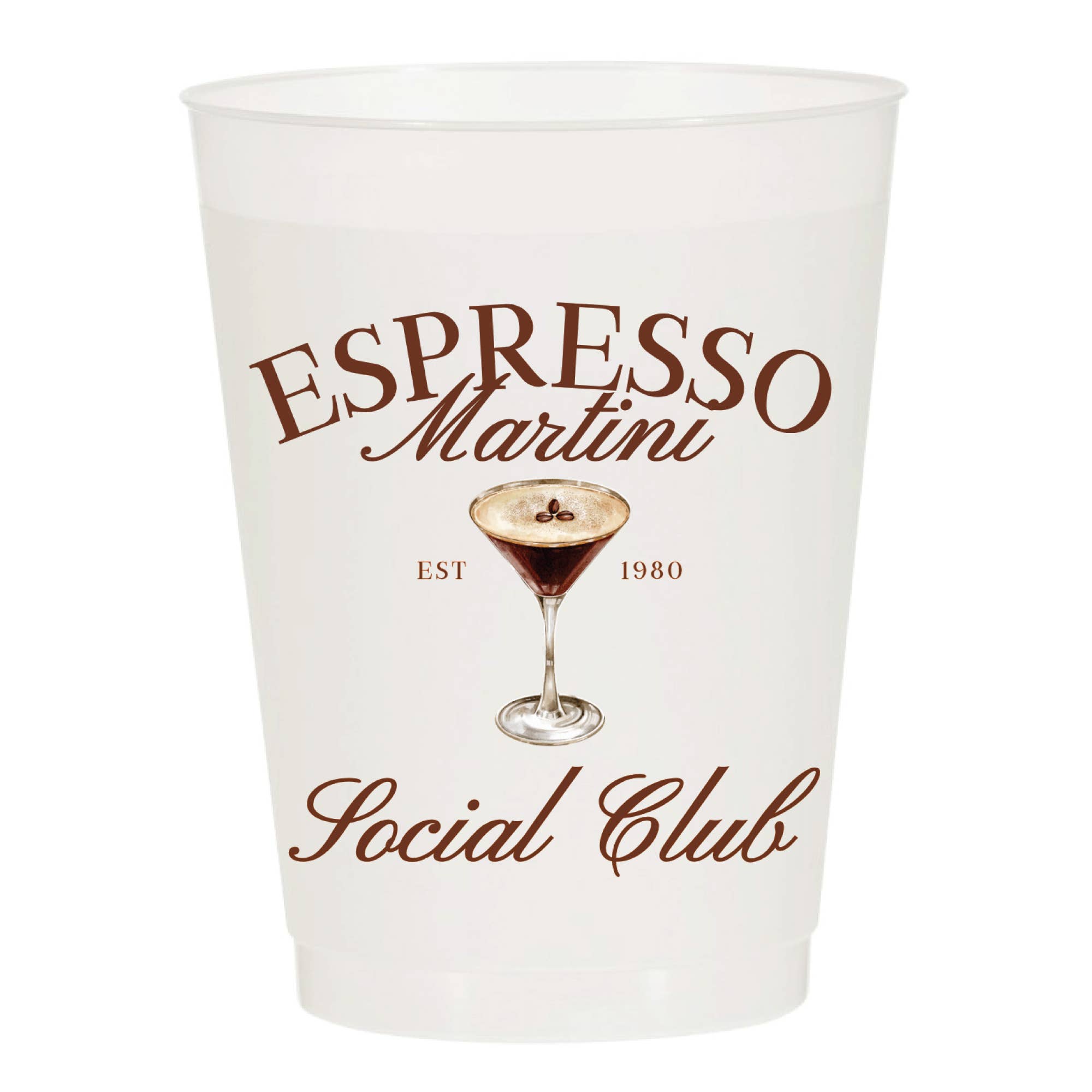 Espresso Martini Social Club Frosted Cups