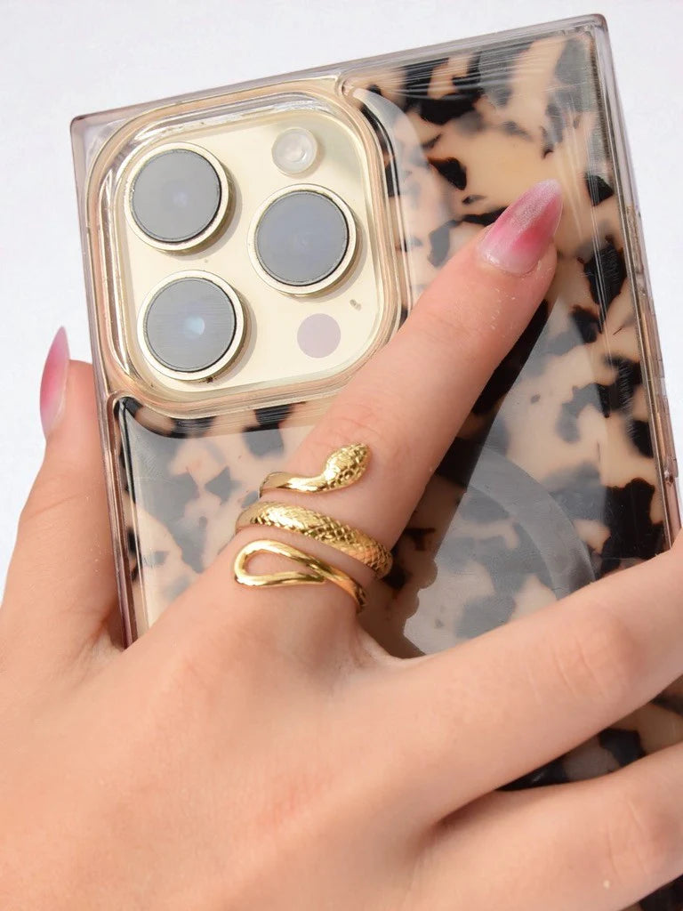 Twist of Fate Snake Ring | Farrah B