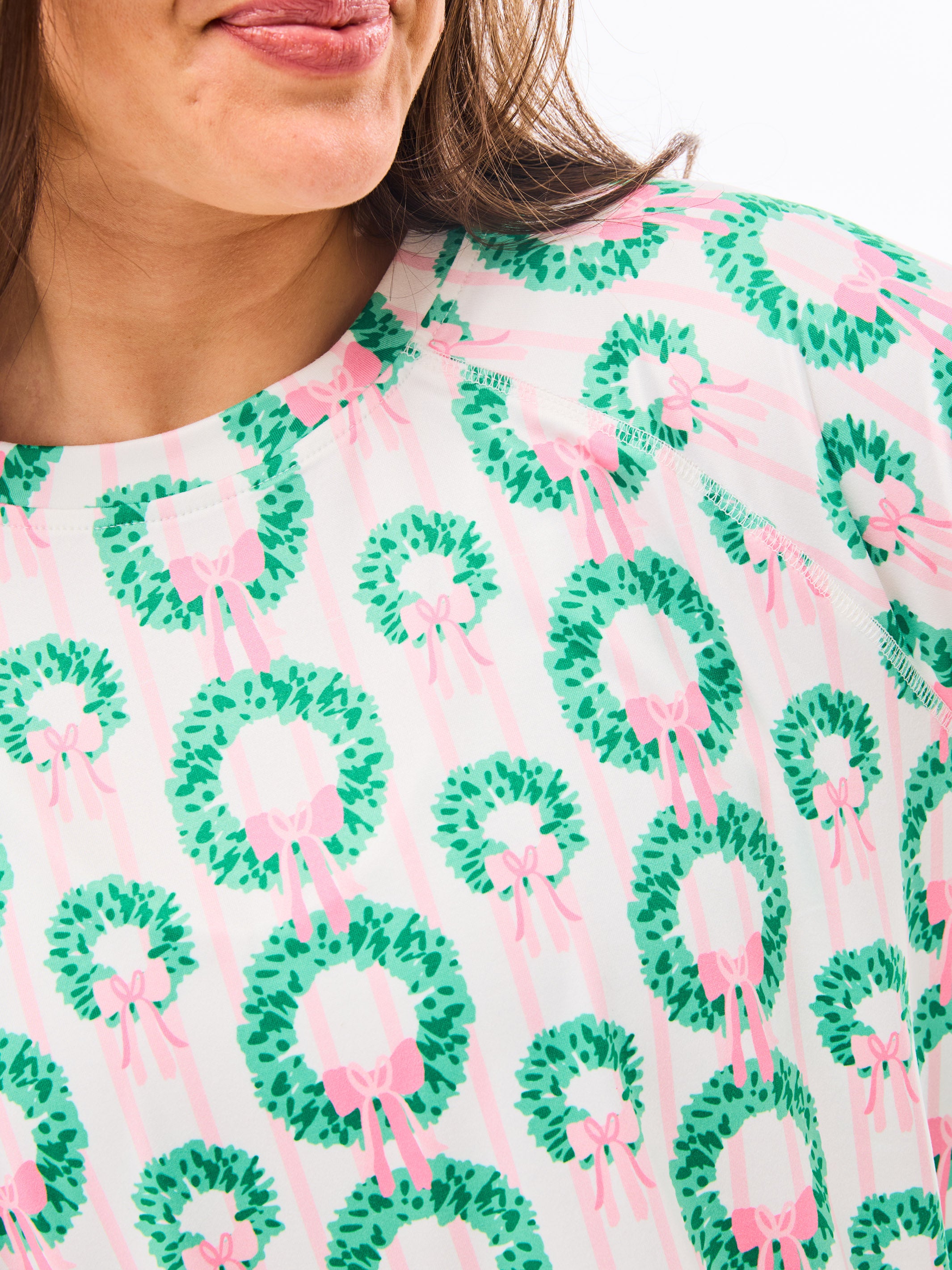 Annie Pant Set - Rosy Wreaths | Mary Square